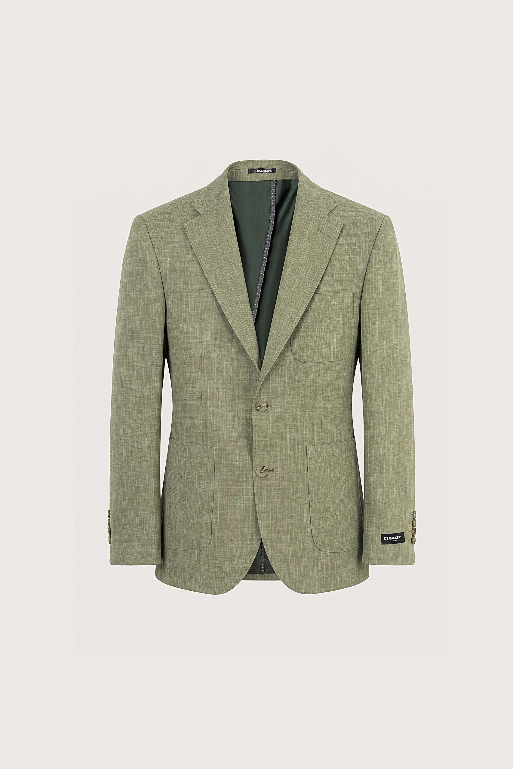 Green Casual Blazer - De Backers - 1