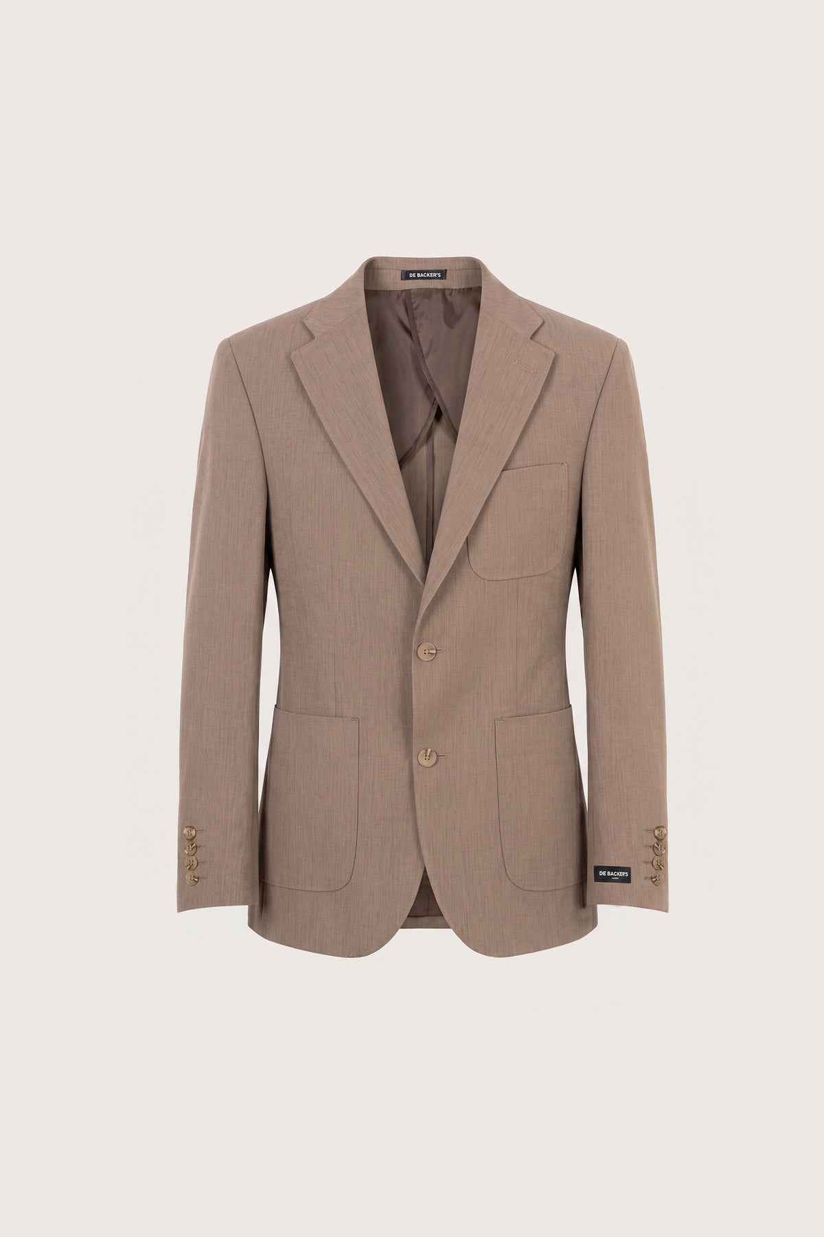 Brown Casual Blazer - De Backers - 1