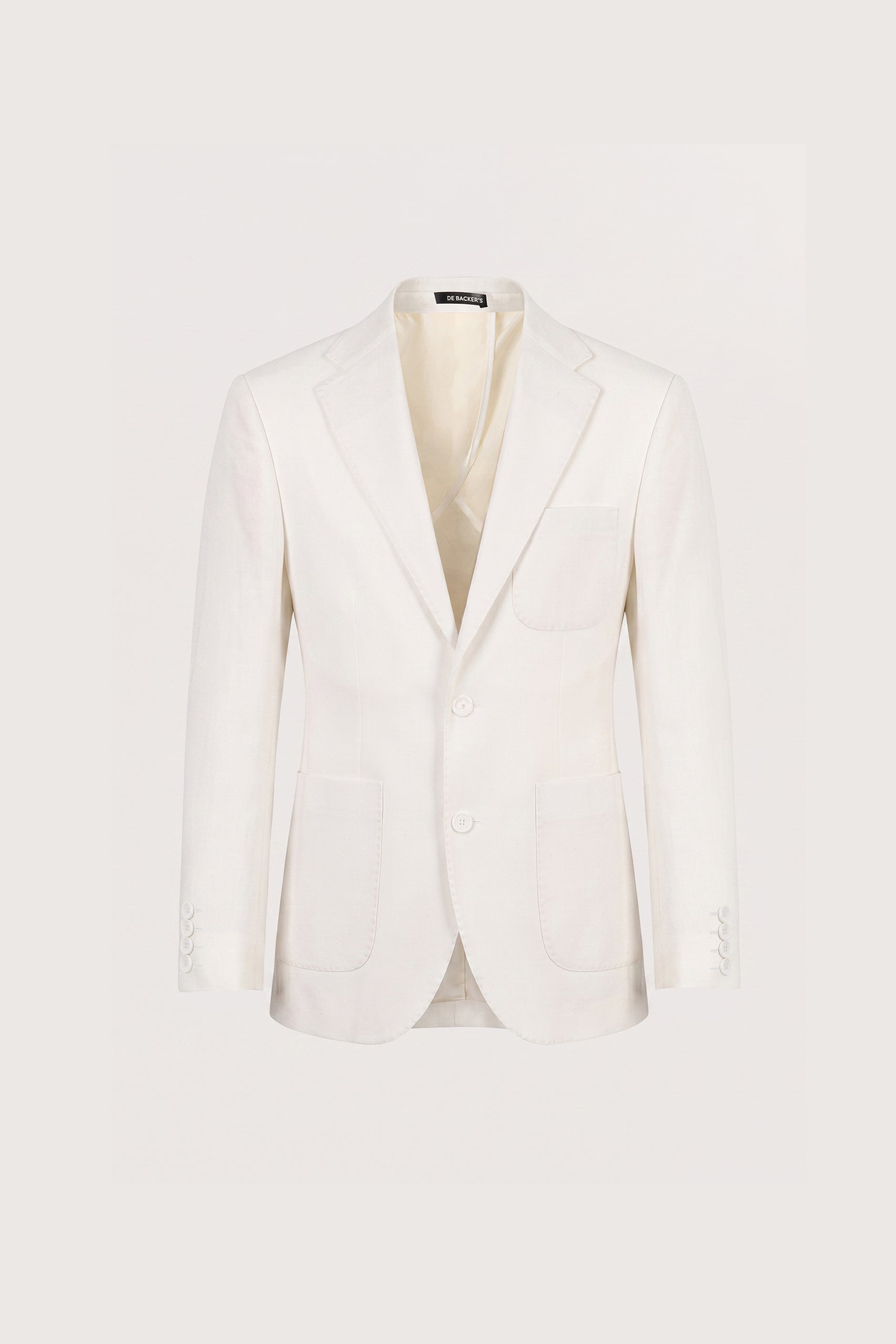 White Casual Blazer - De Backers - 1