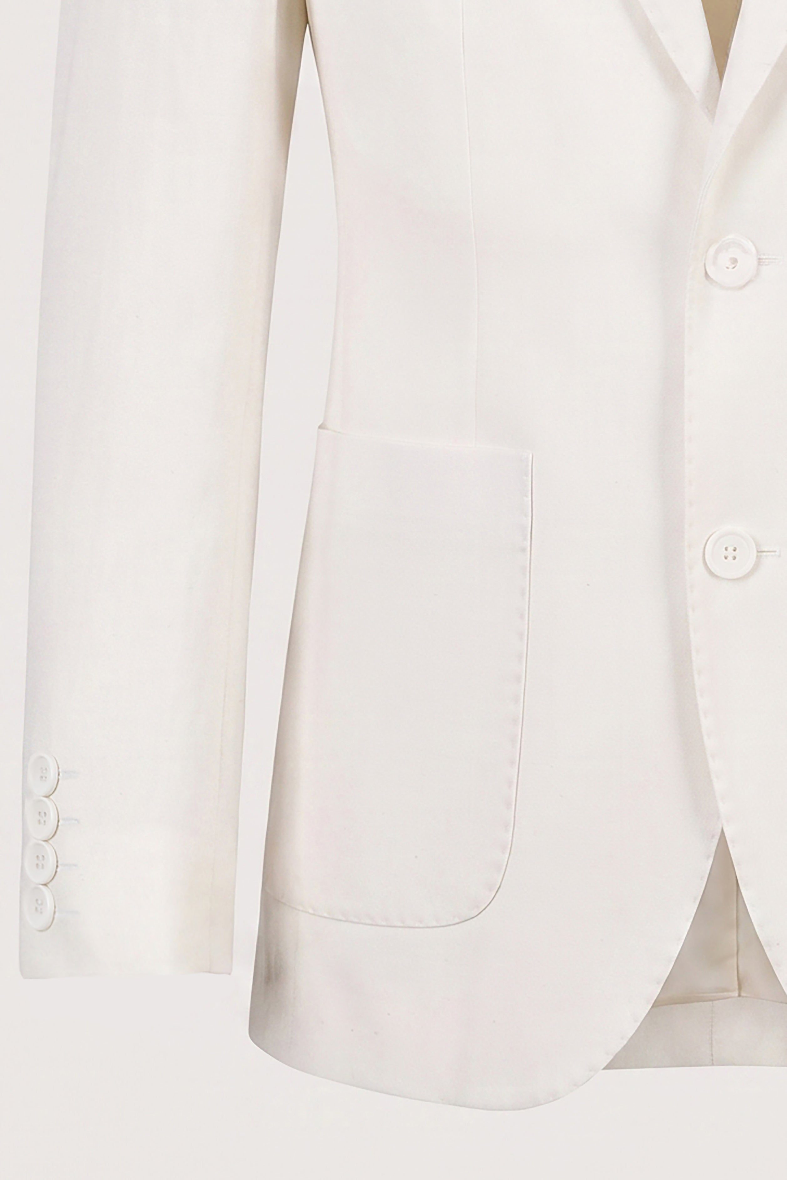 White Casual Blazer - De Backers - 3