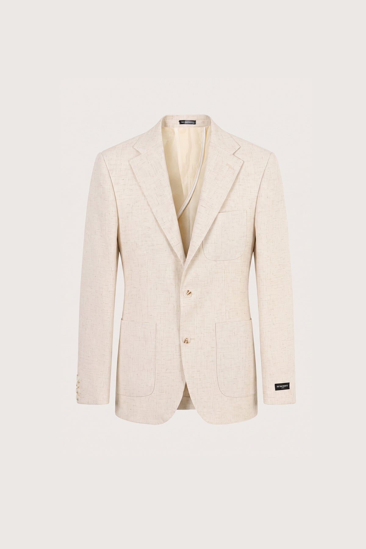 Light Beige Casual Blazer - De Backers - 1