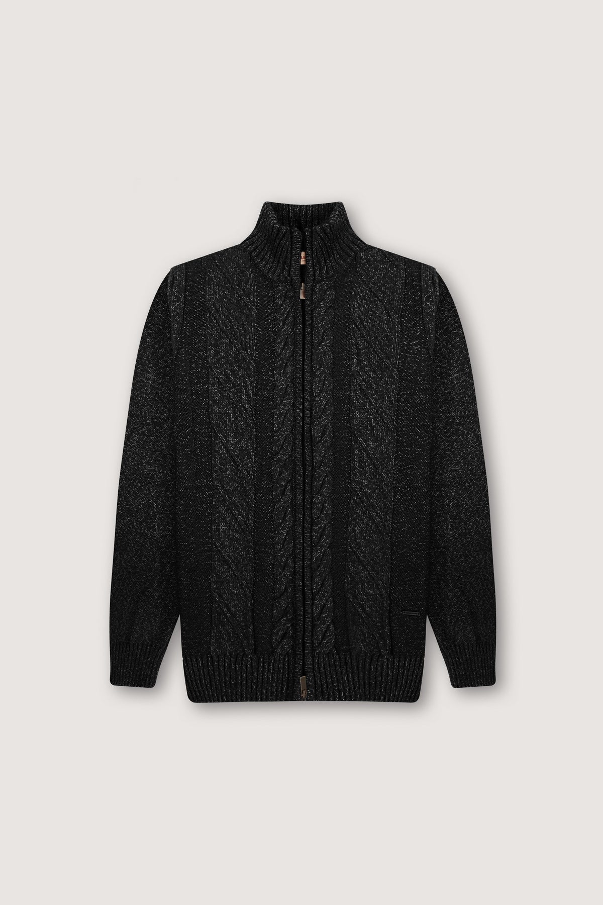 Dark Navy Knitted Jacket - De Backers - 1