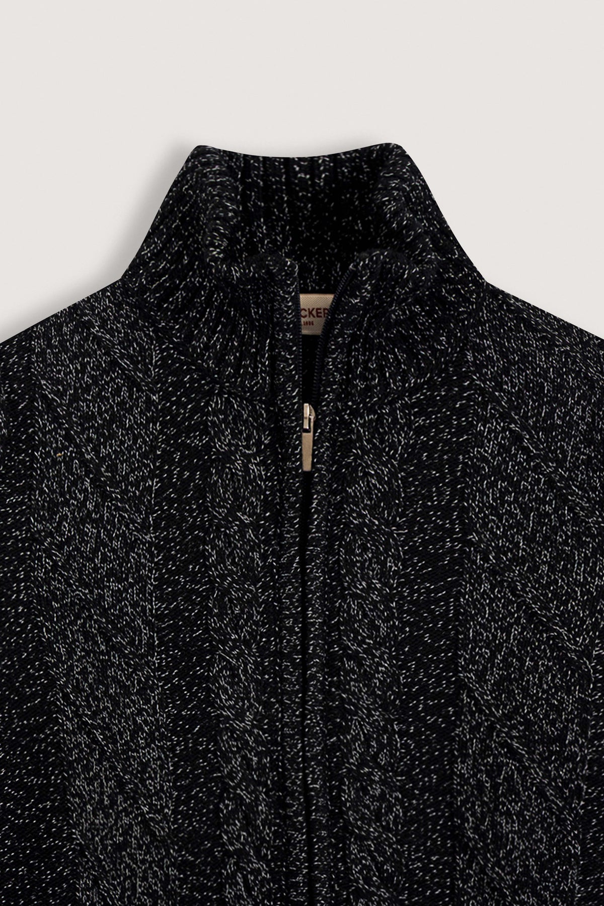 Dark Navy Knitted Jacket - De Backers - 2