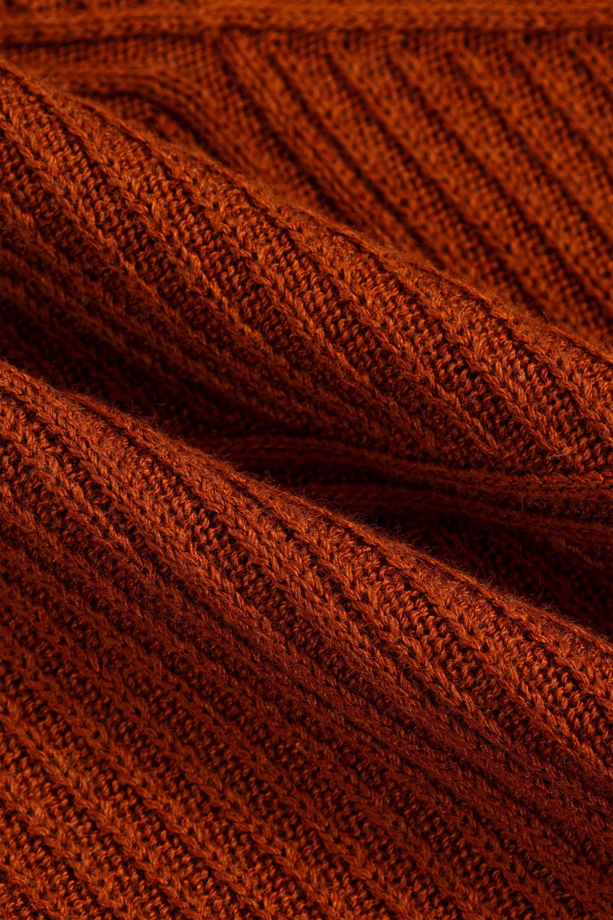 Rust Half Cool Jacquard Pullover - De Backers - 4