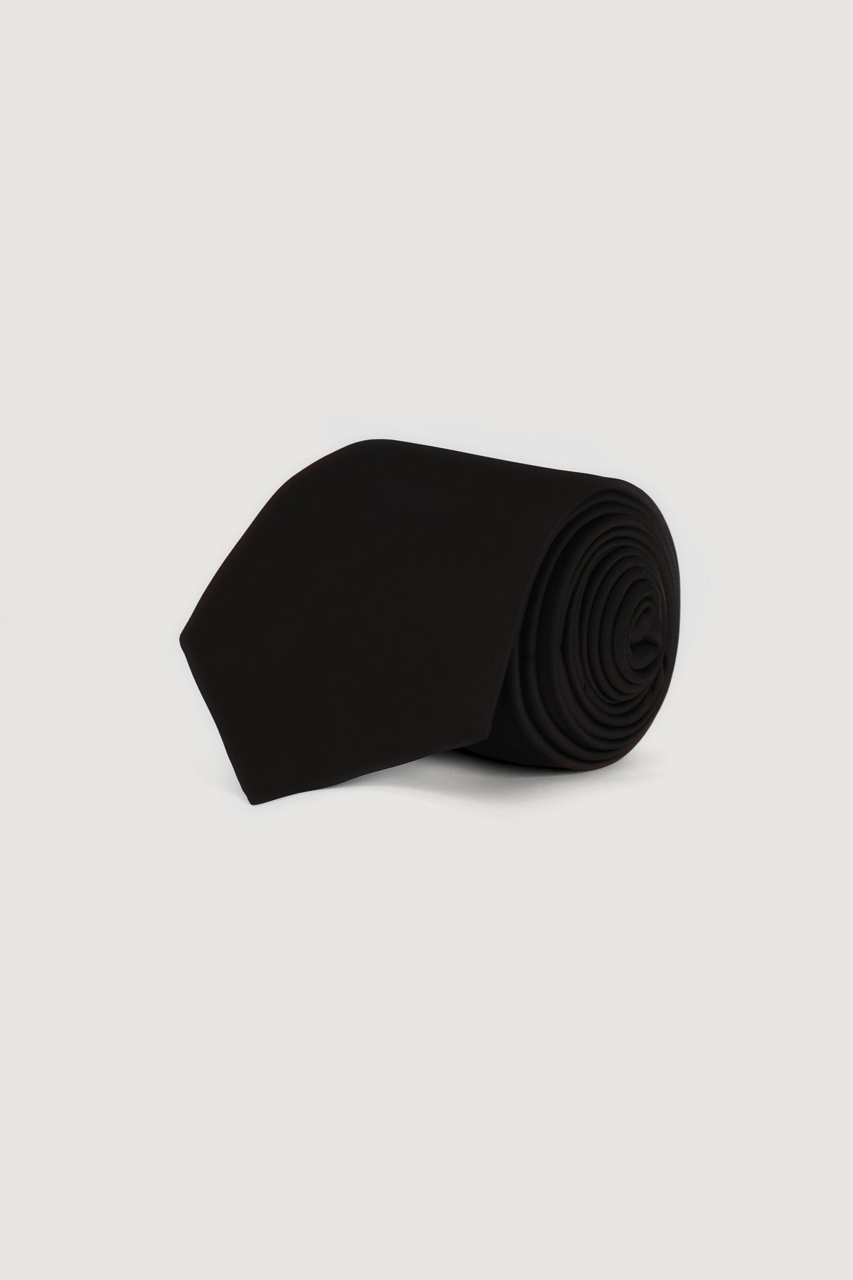 Black Solid Tie