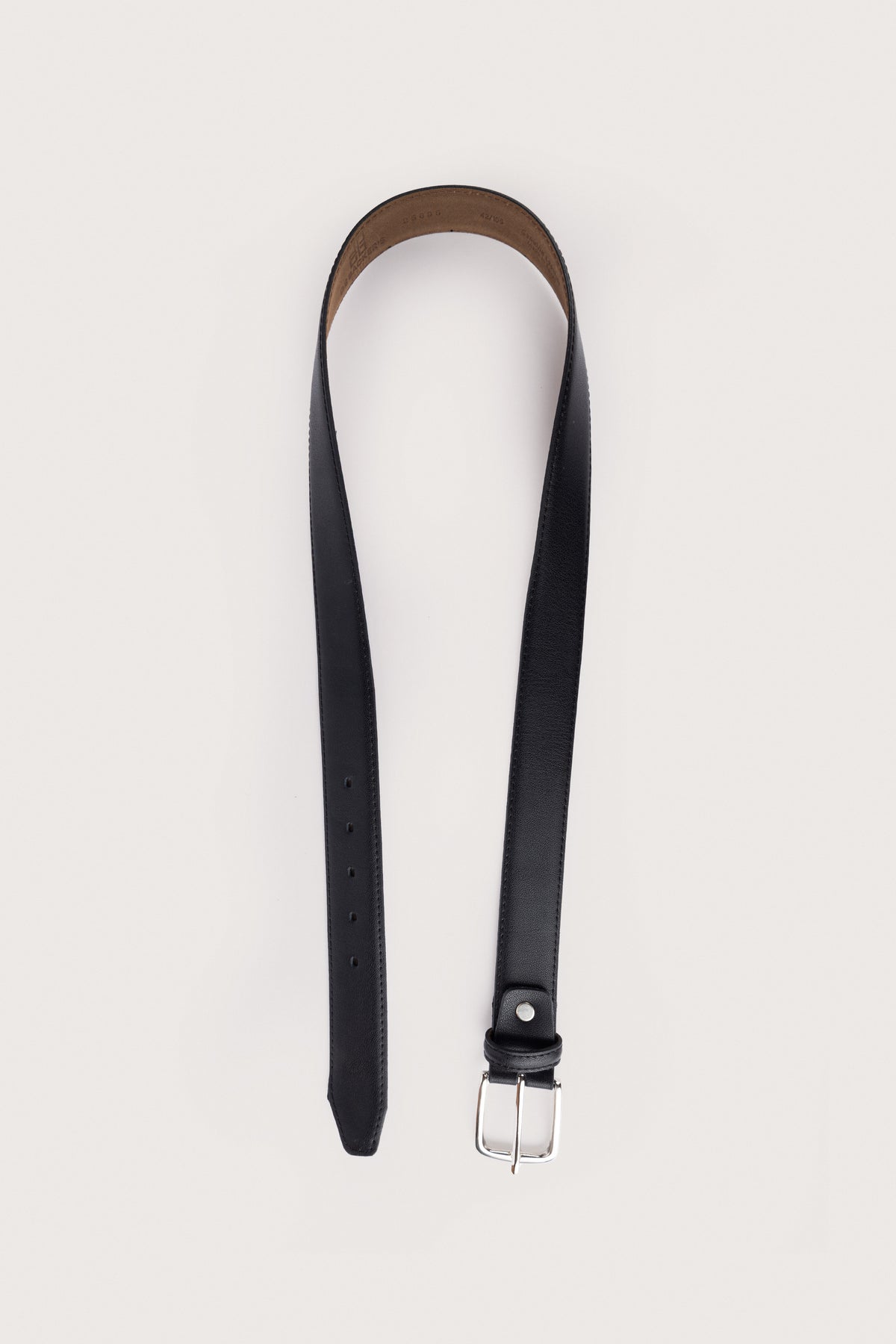 men's leather belt Egypt - Black Classic Belt Genuine Leather - 1