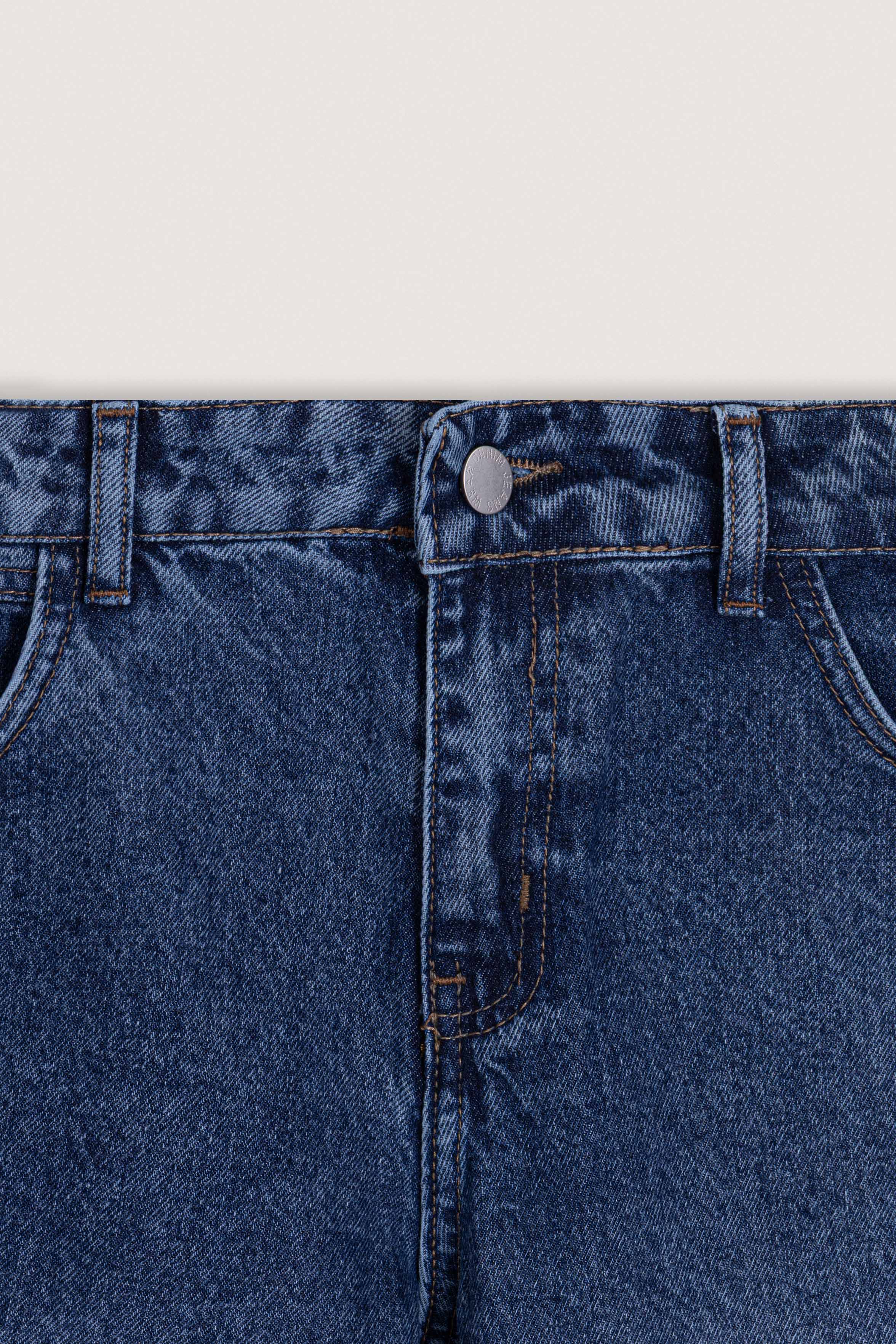 Medium Wash Wide-Leg Women's Jeans Pants