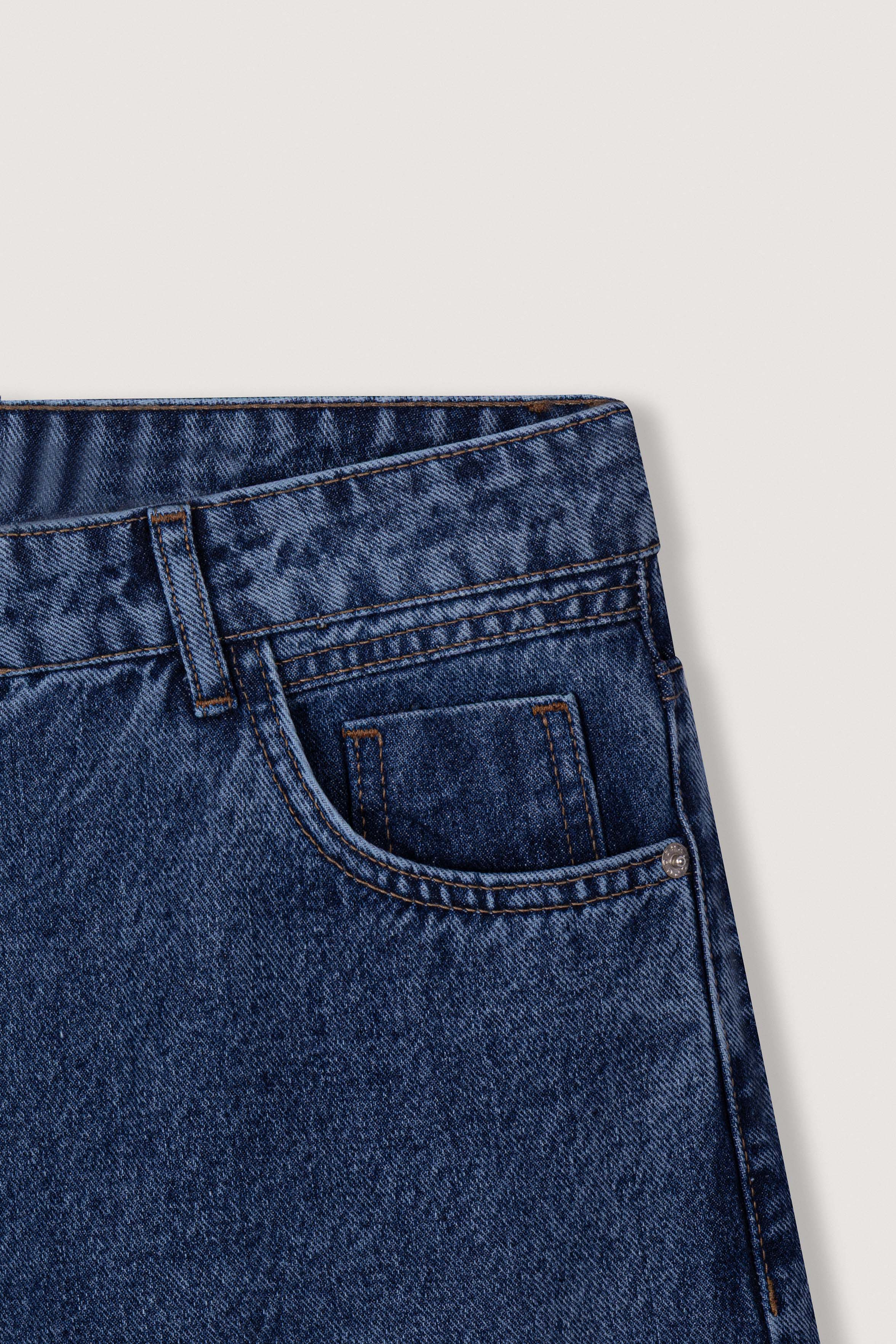 Medium Wash Wide-Leg Women's Jeans Pants