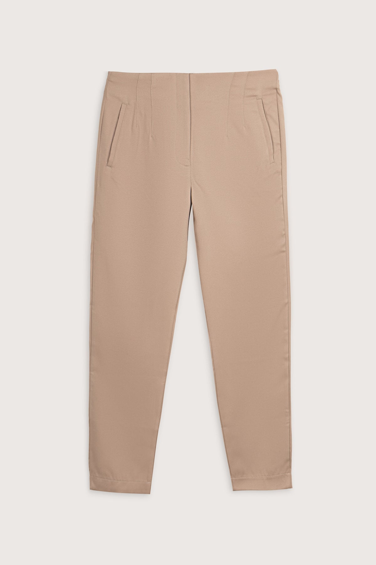 Camel Wide-Leg Classic Women's Pants - 1