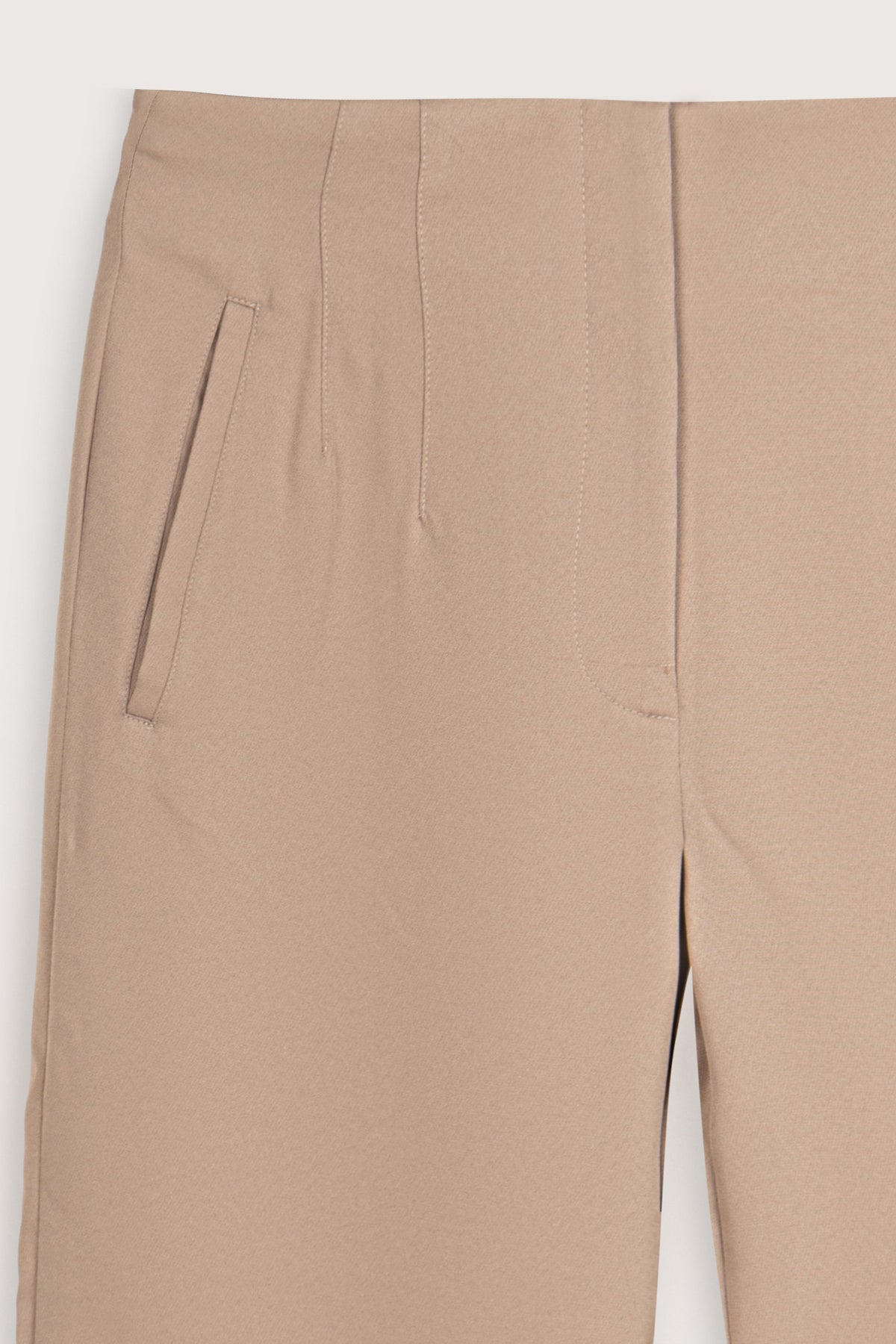 Camel Wide-Leg Classic Women's Pants - 2