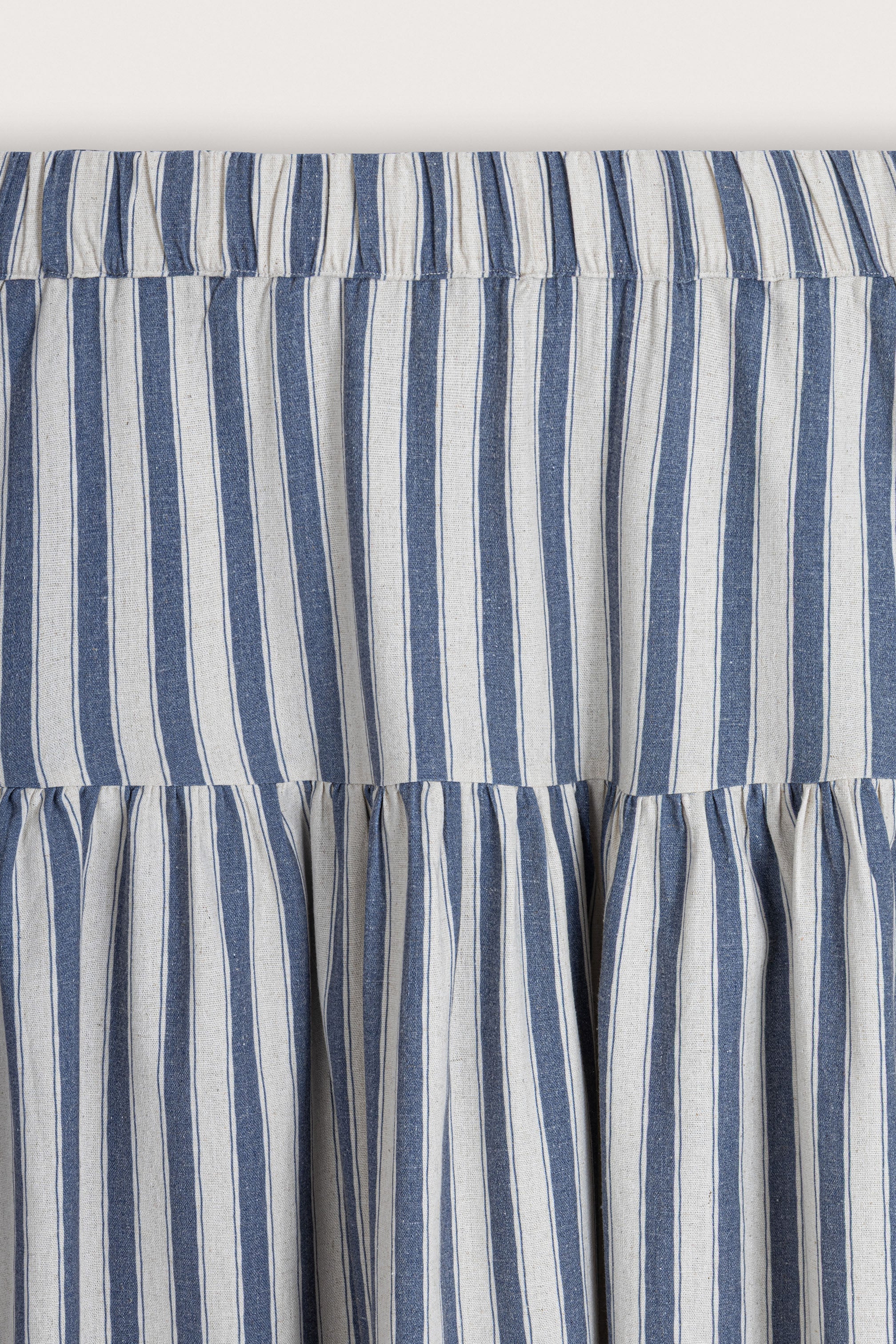 women's skirt Egypt - Petrol Blue Linen Skirt - 2