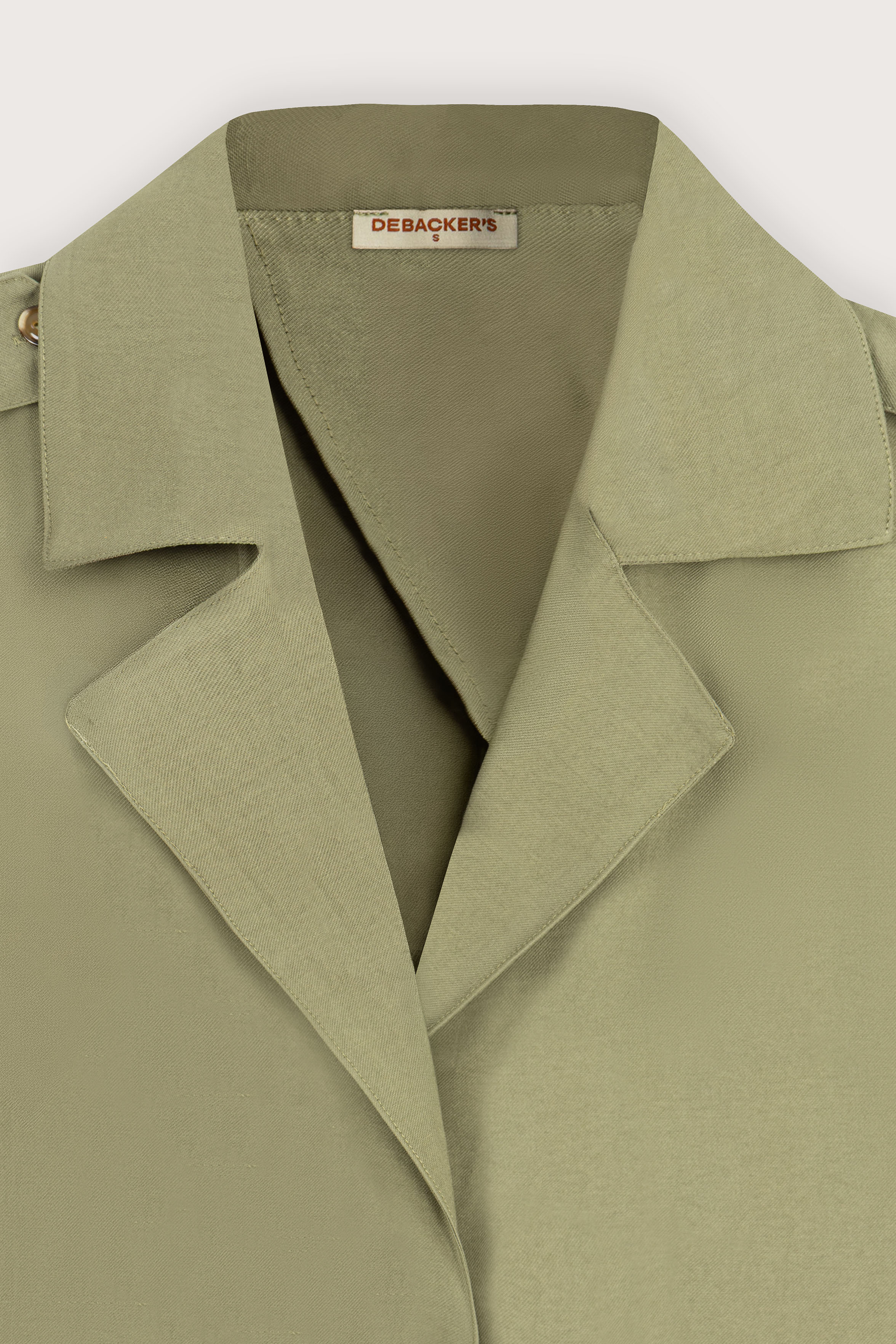 women's sleeveless vest Egypt - Light Olive Sleeveless Vest - 2