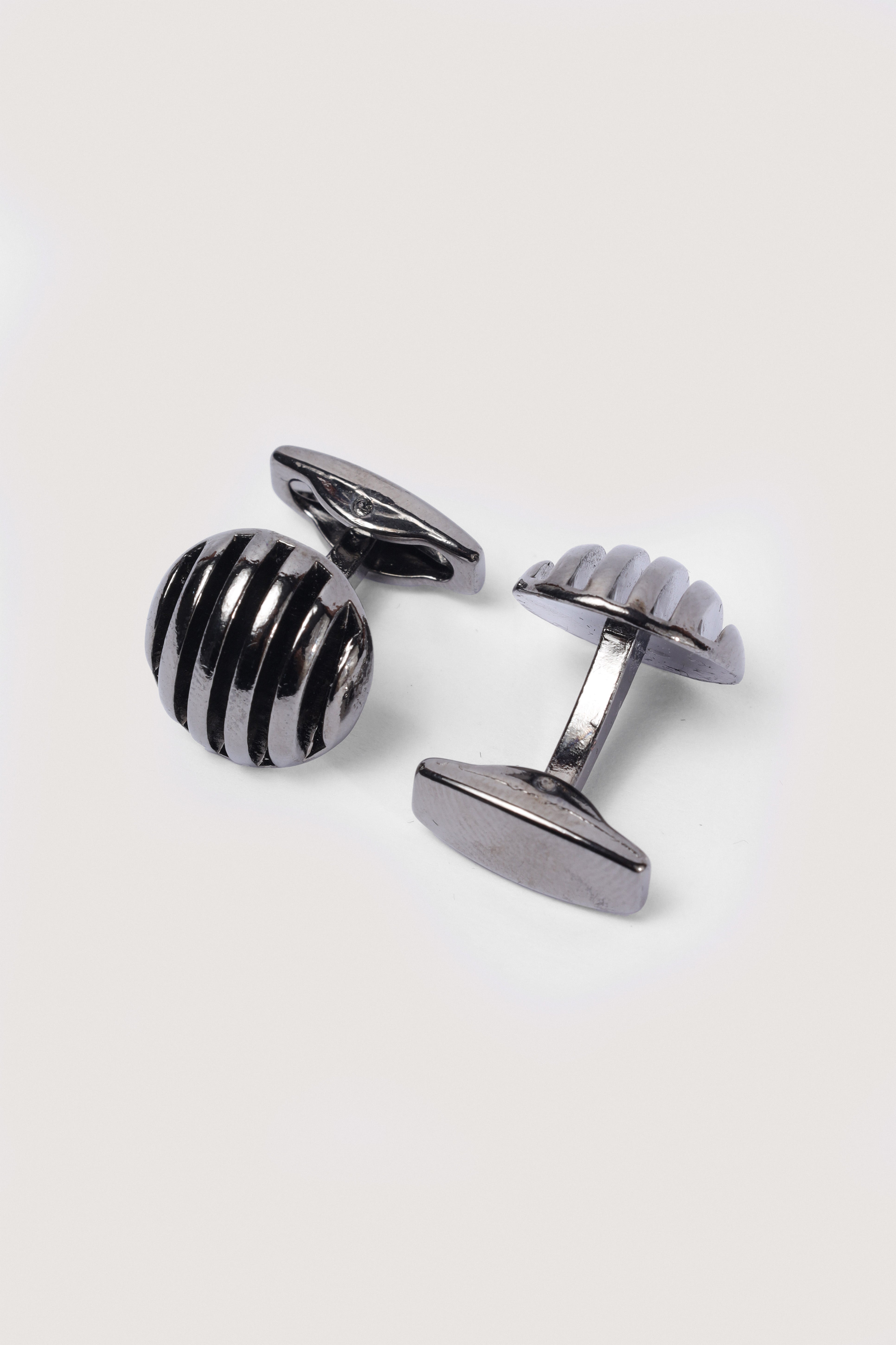 Silver Rounded Cufflinks