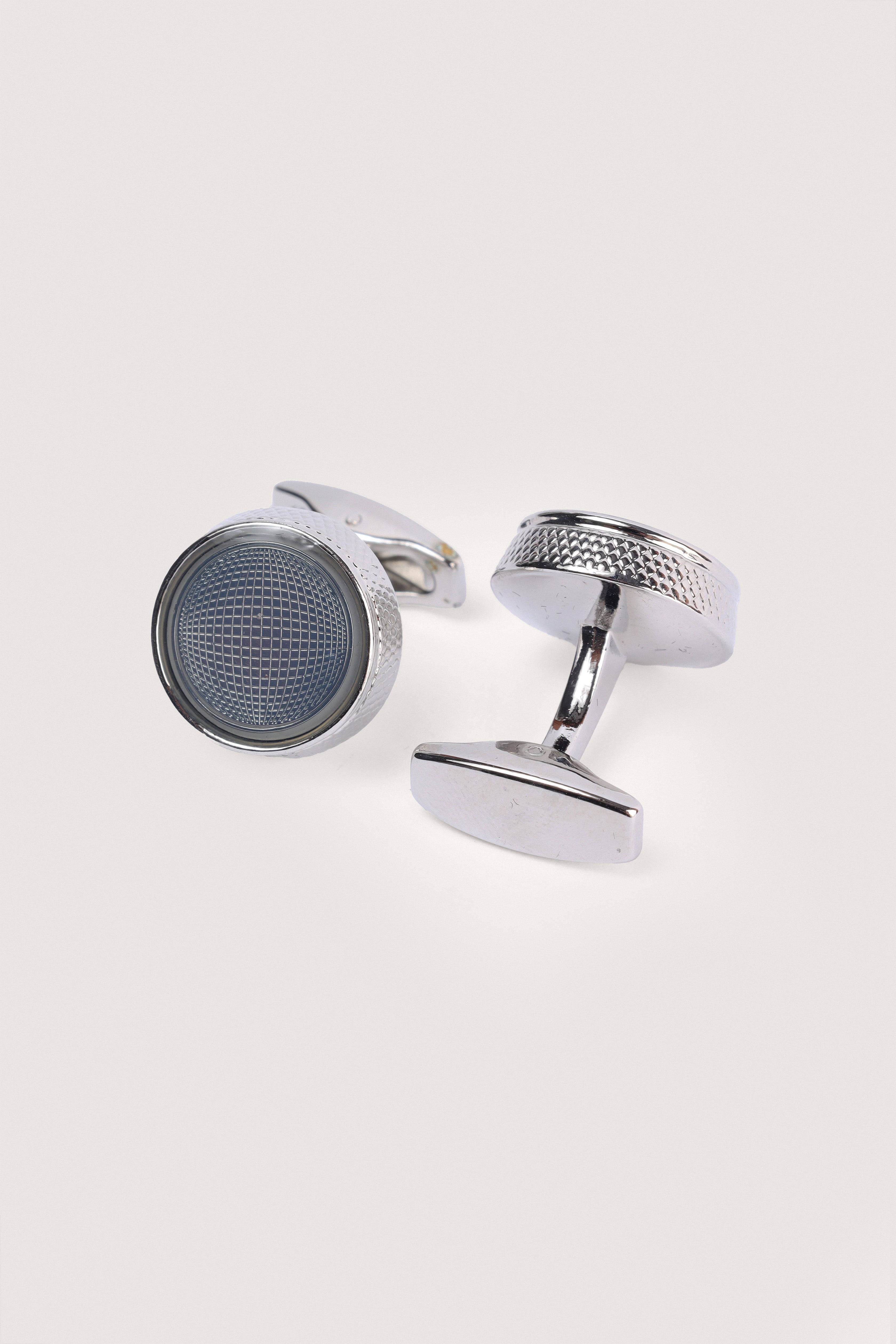 Silver Rounded Cufflinks