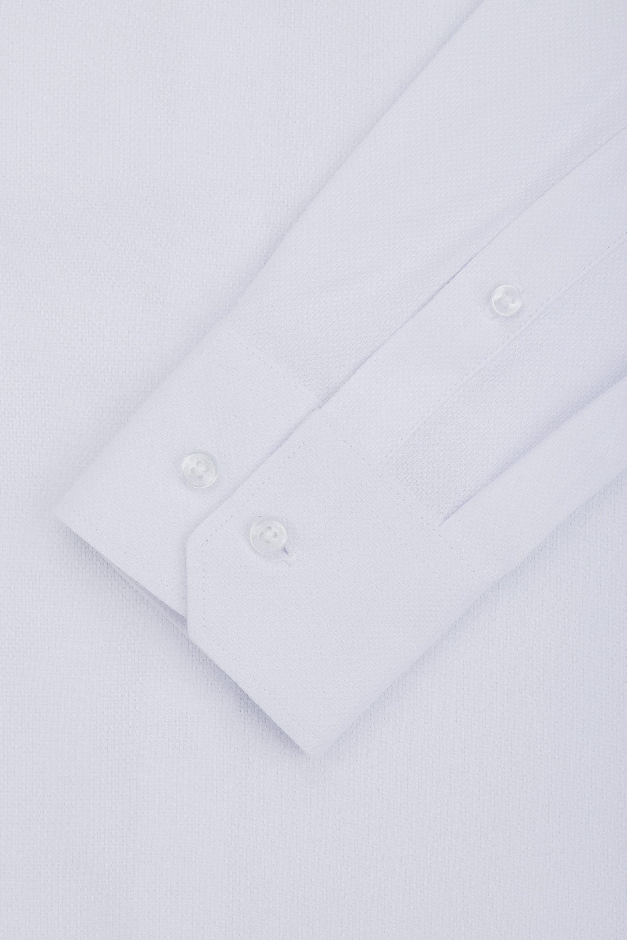 Jacquard White Classic Shirt