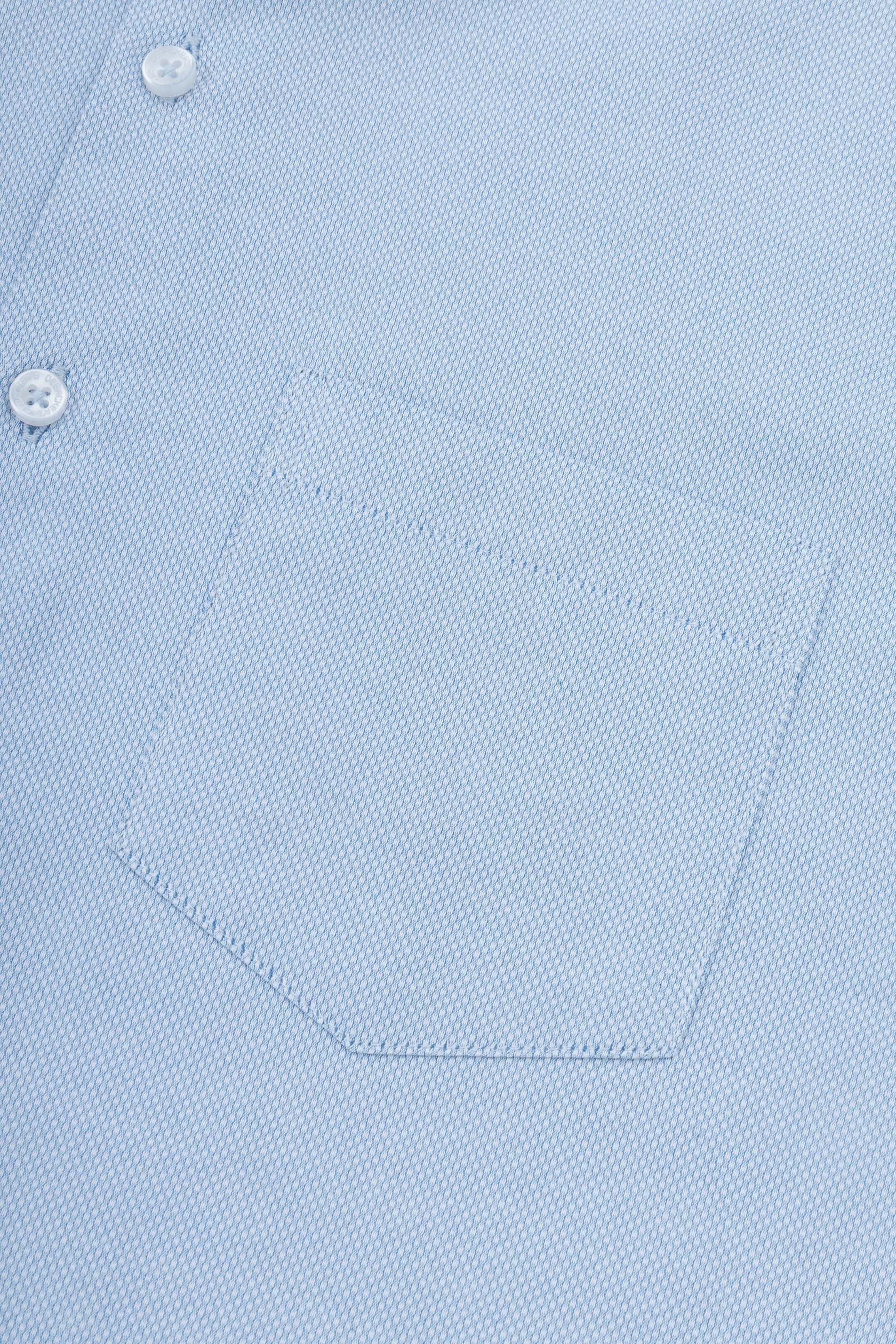 Jacquard light Blue Classic Shirt