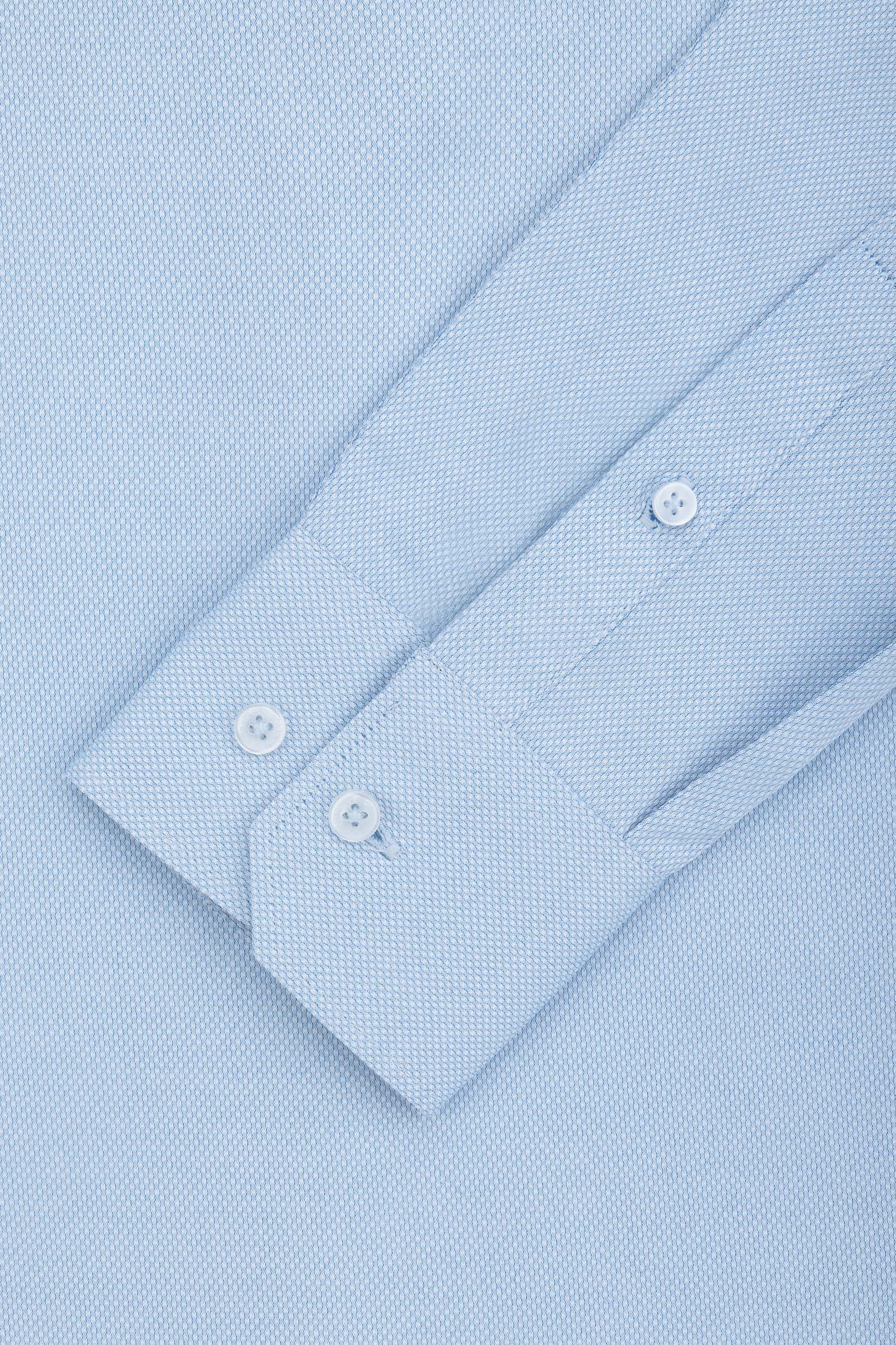 Jacquard light Blue Classic Shirt