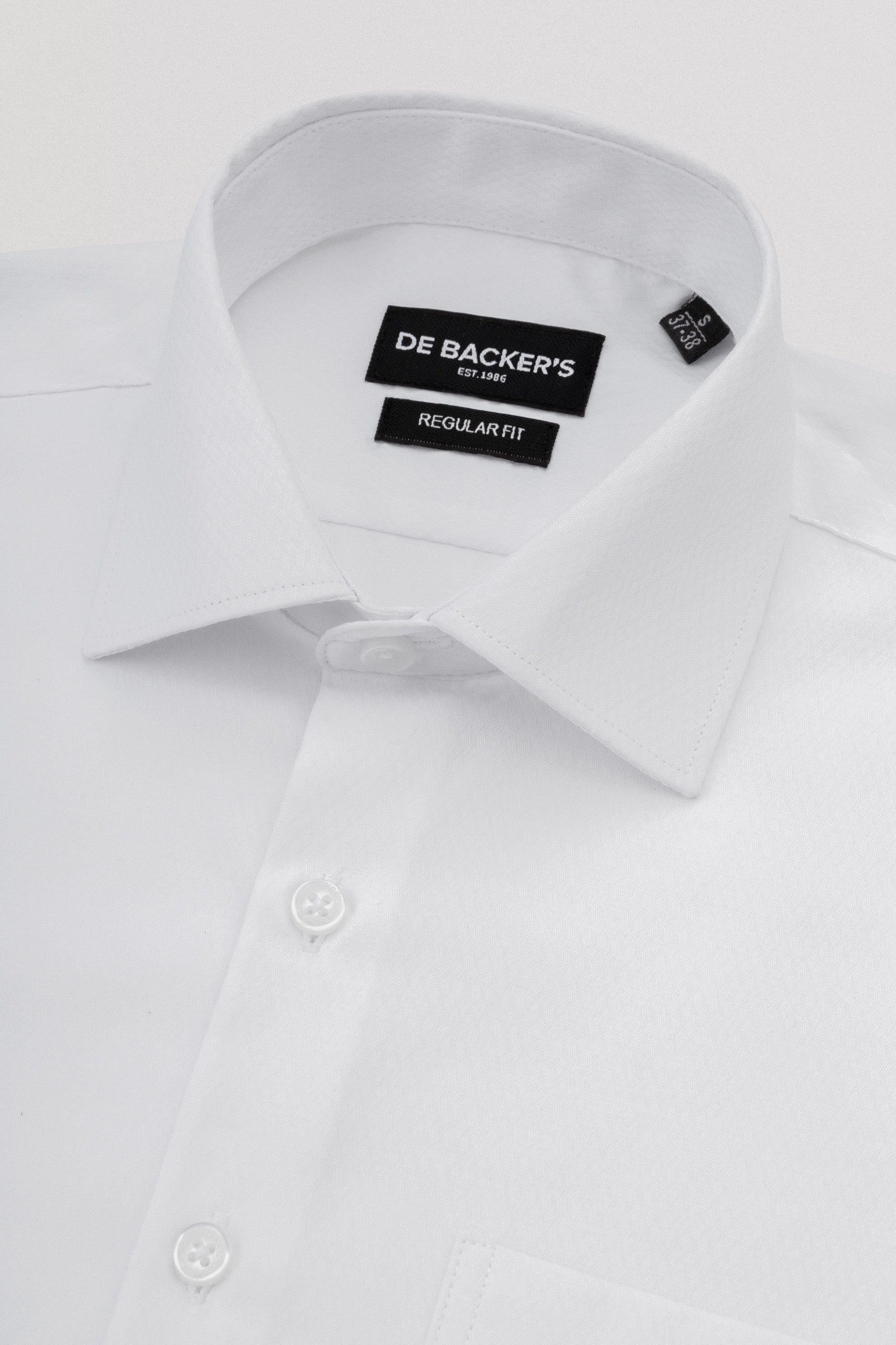 Jacquard White Classic Shirt