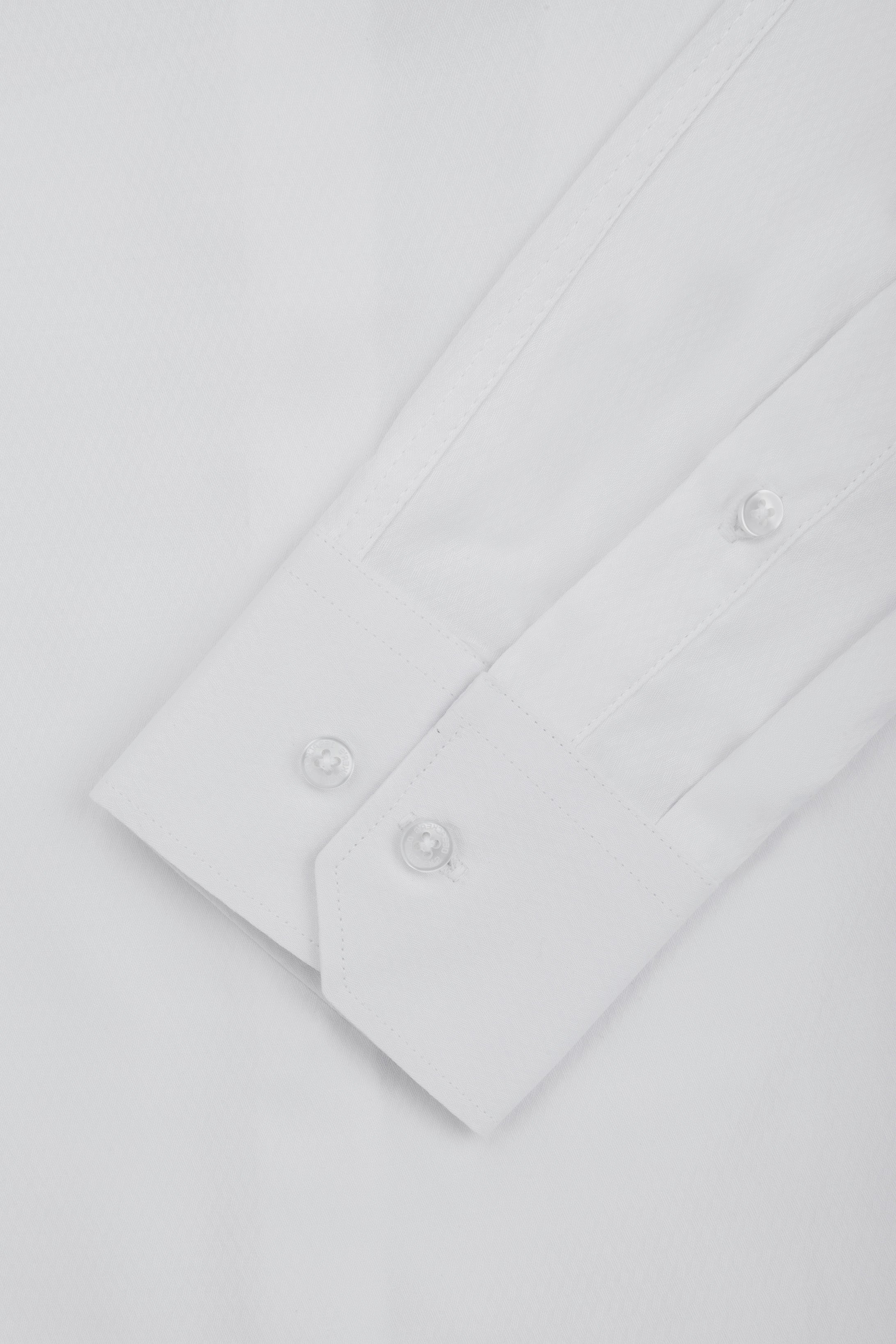 Jacquard White Classic Shirt