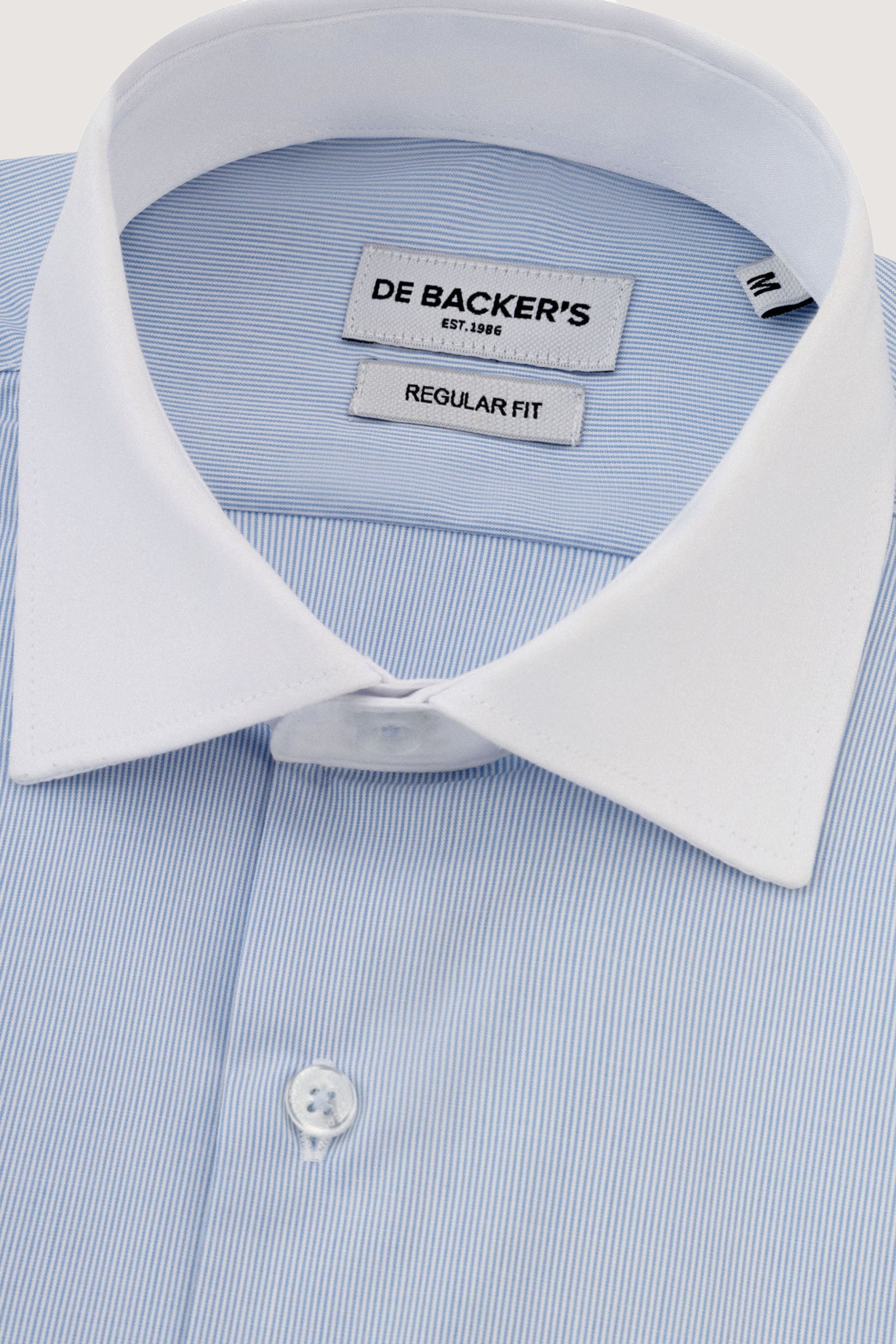 Light Blue Striped Bamboo Classic Shirt