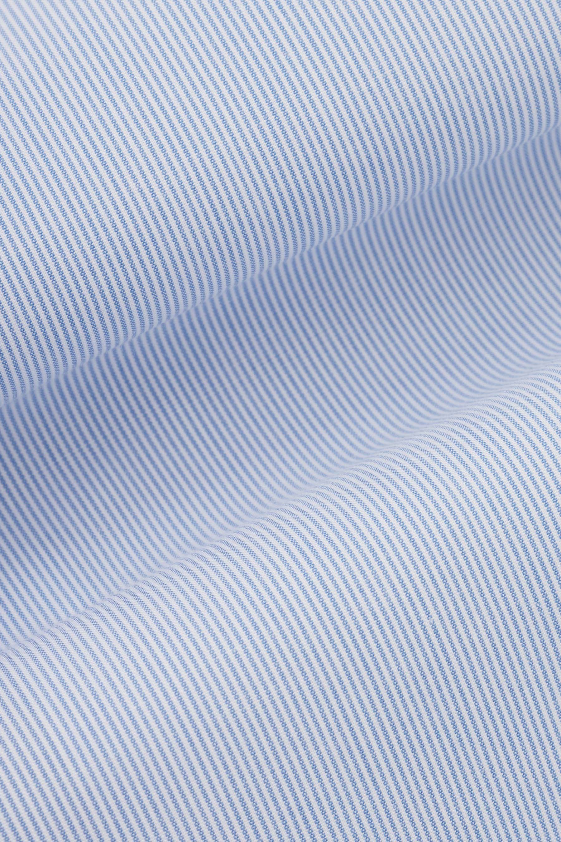 Light Blue Striped Bamboo Classic Shirt