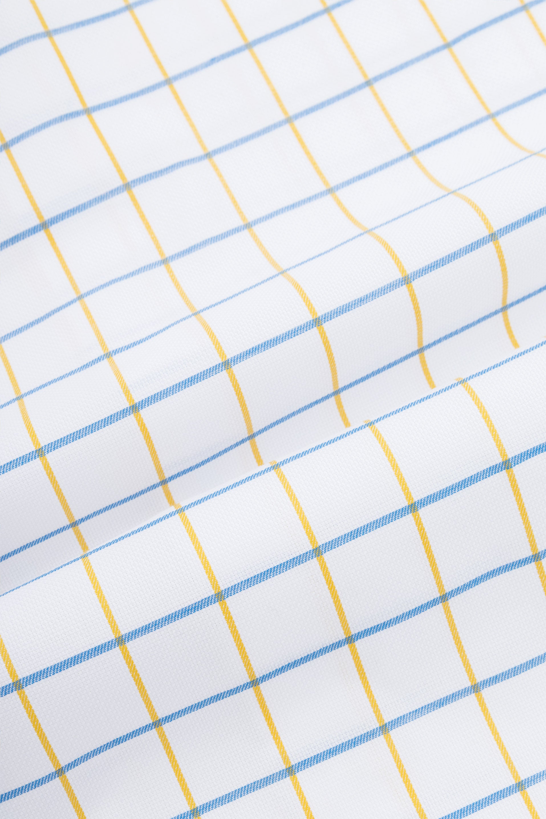 Checked Yellow Short Sleeves Shirt
