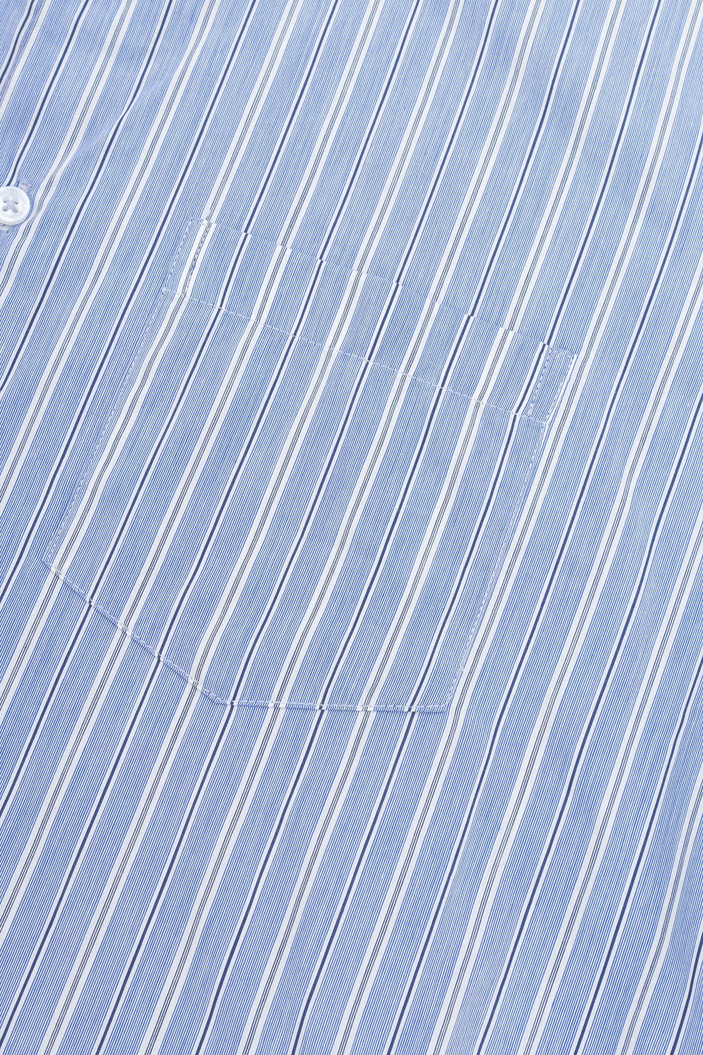 Striped Navy Short Sleeves Shirt