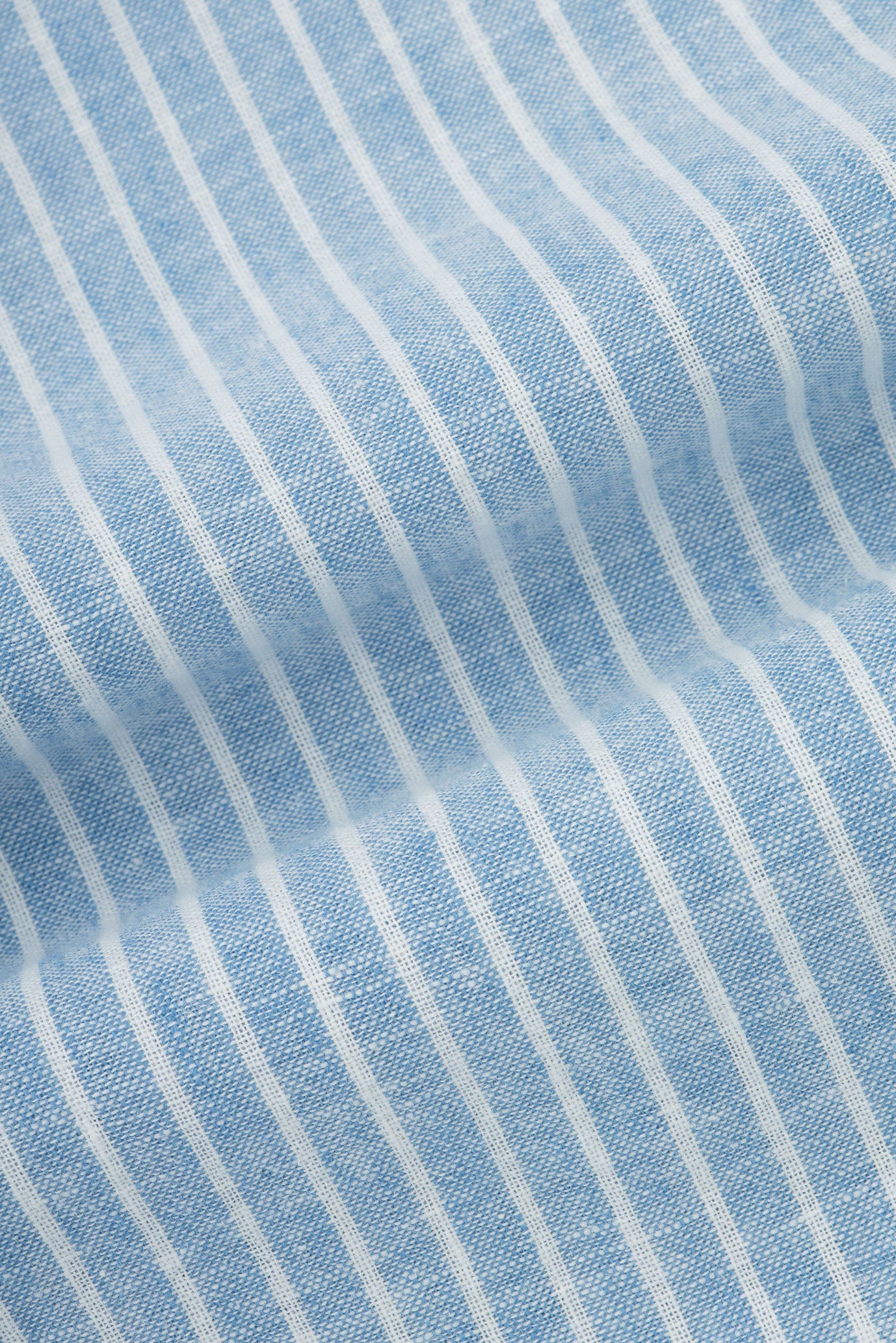 Striped Light Blue Smart Casual Shirt