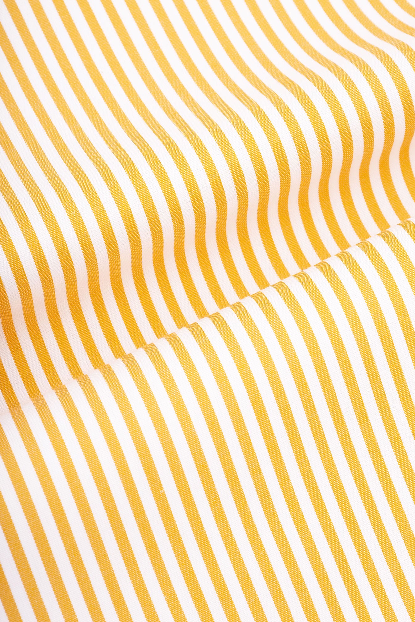 Striped Yellow Smart Casual Shirt