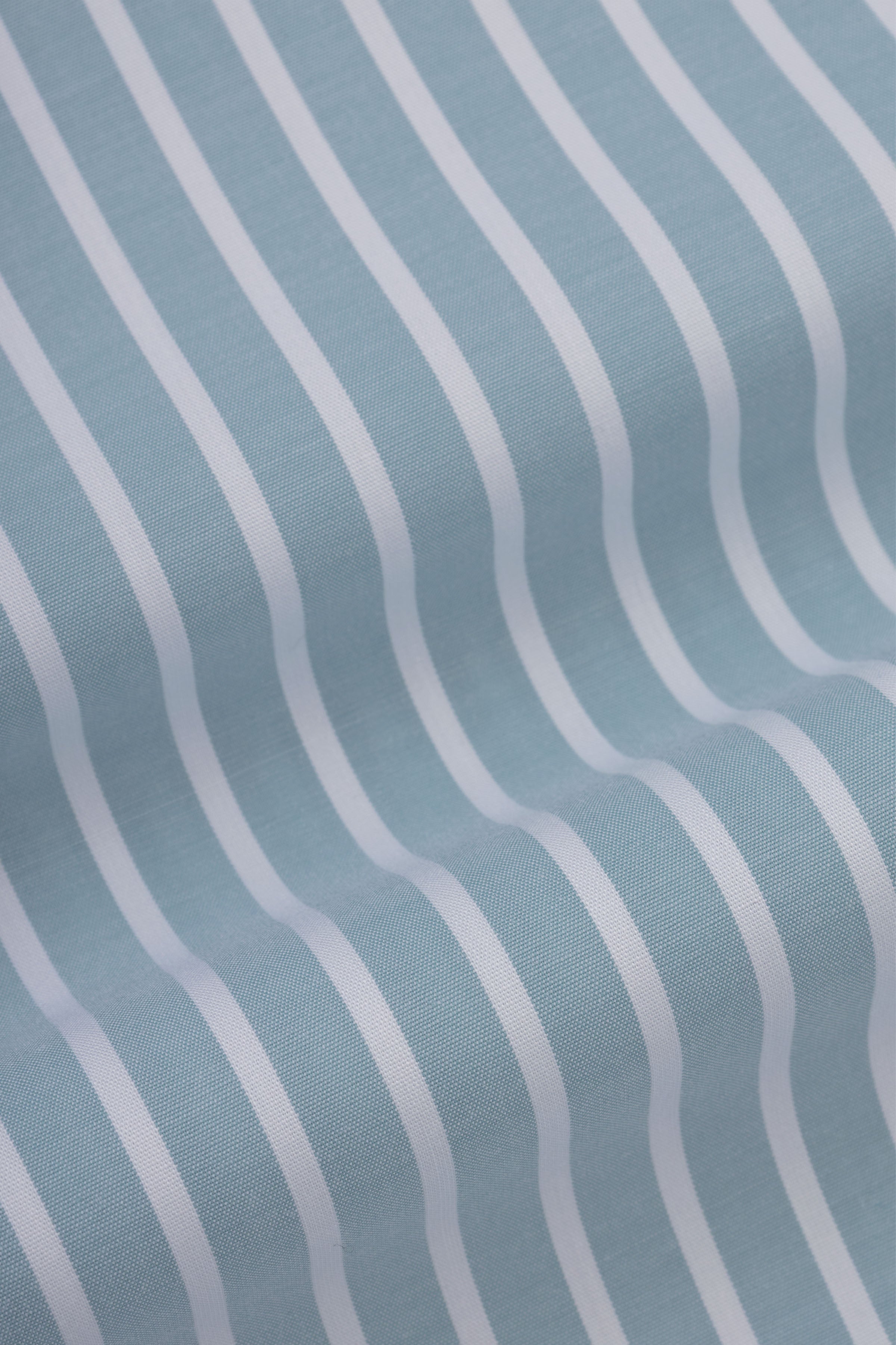 Striped Petroleum Bamboo Casual Shirt