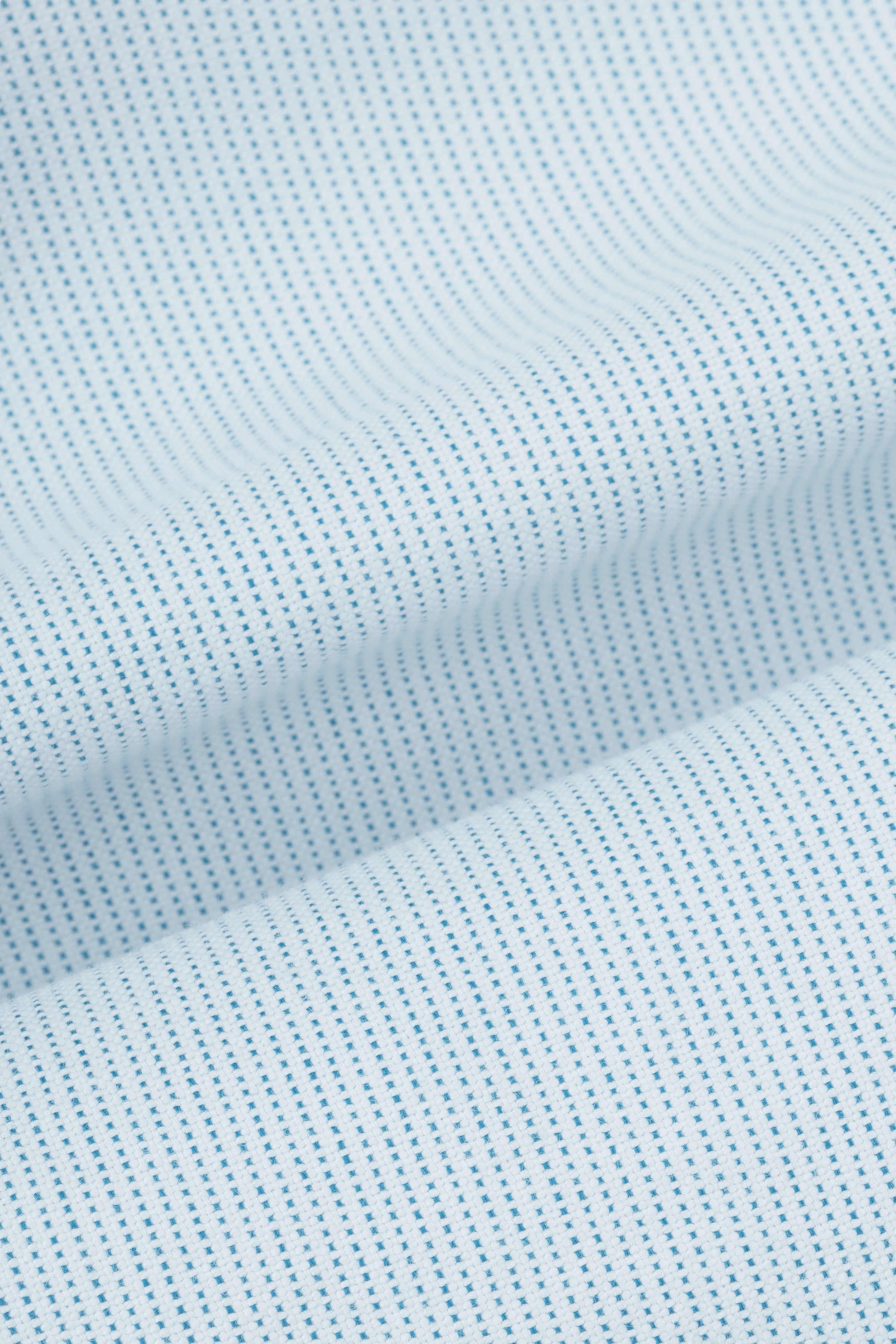 Jacquard Light Blue Casual Shirt