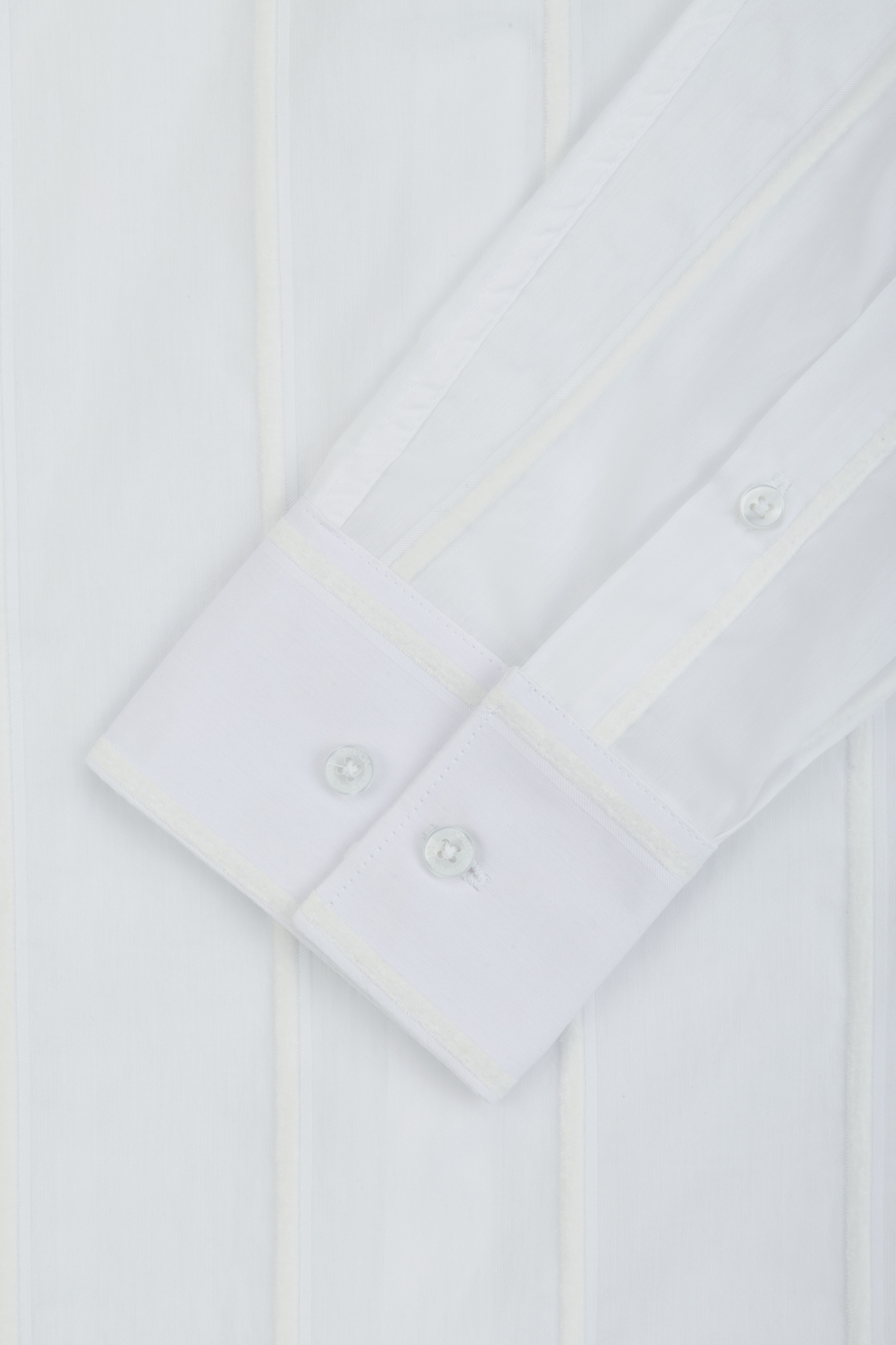 Striped White Casual Shirt