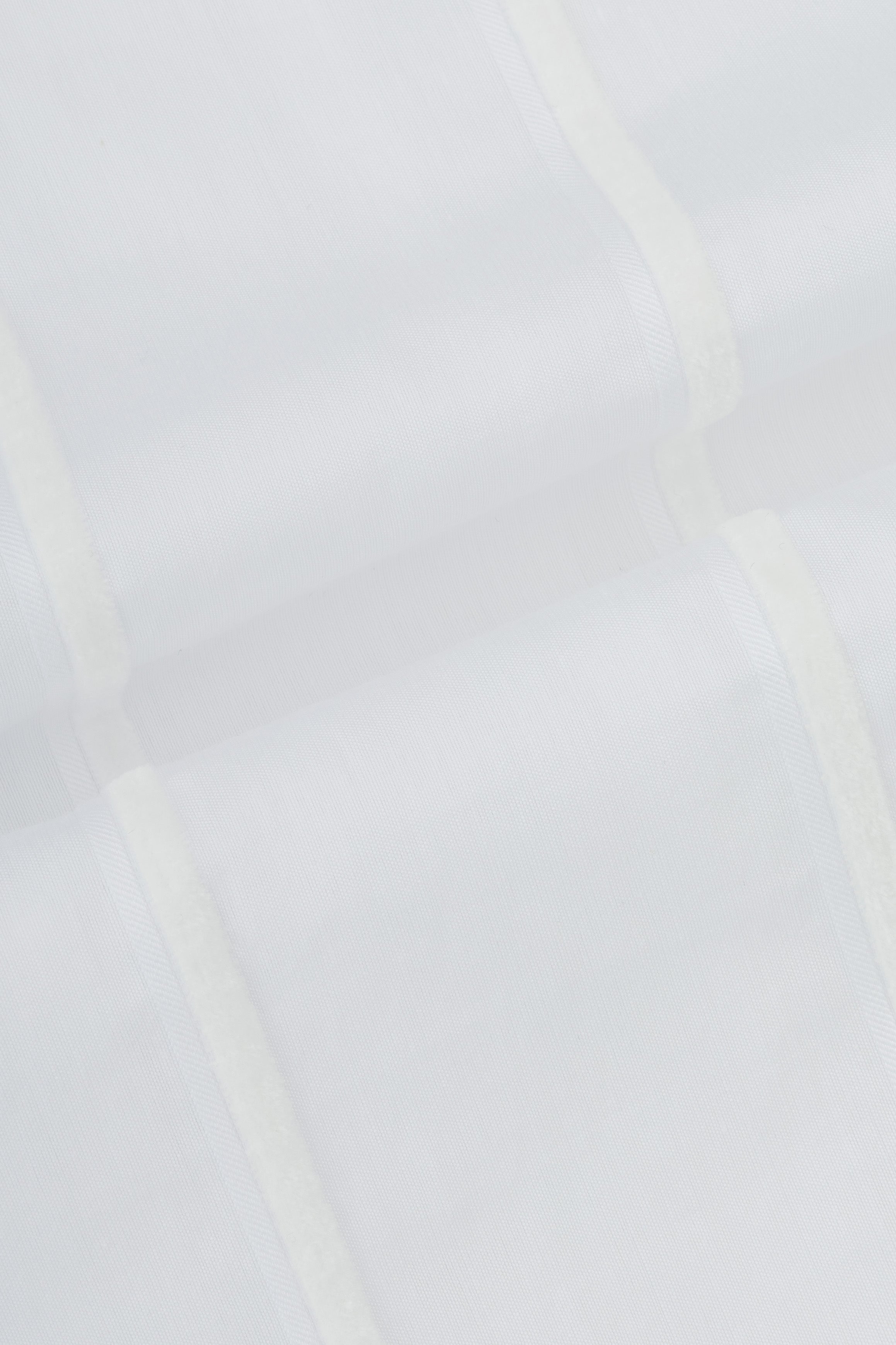 Striped White Casual Shirt