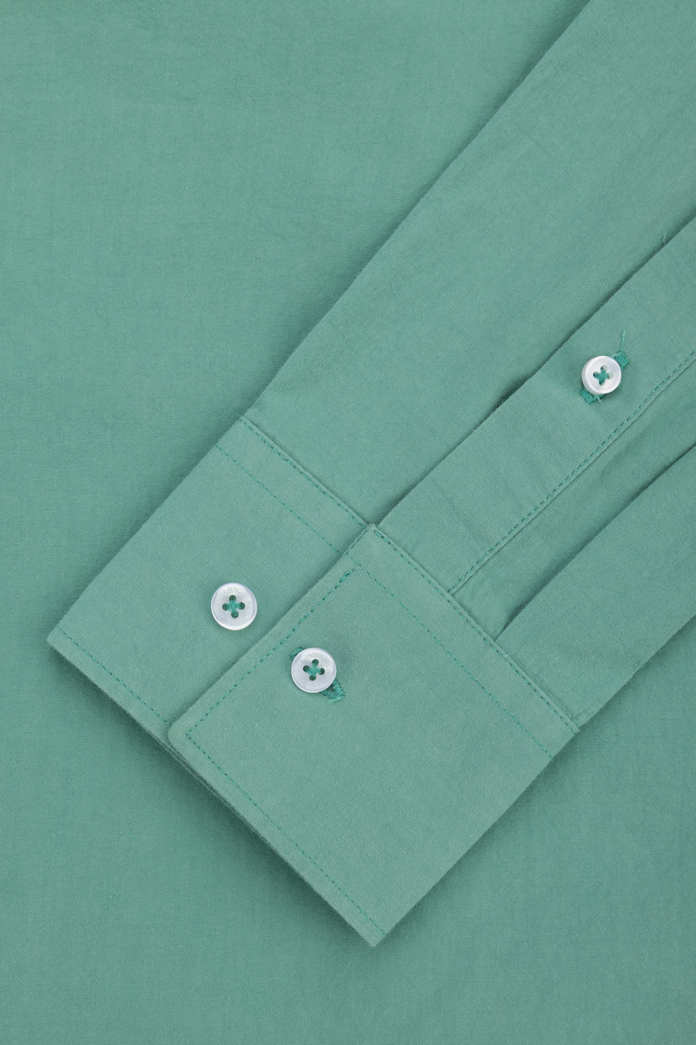 Green Patterned Casual Shirt