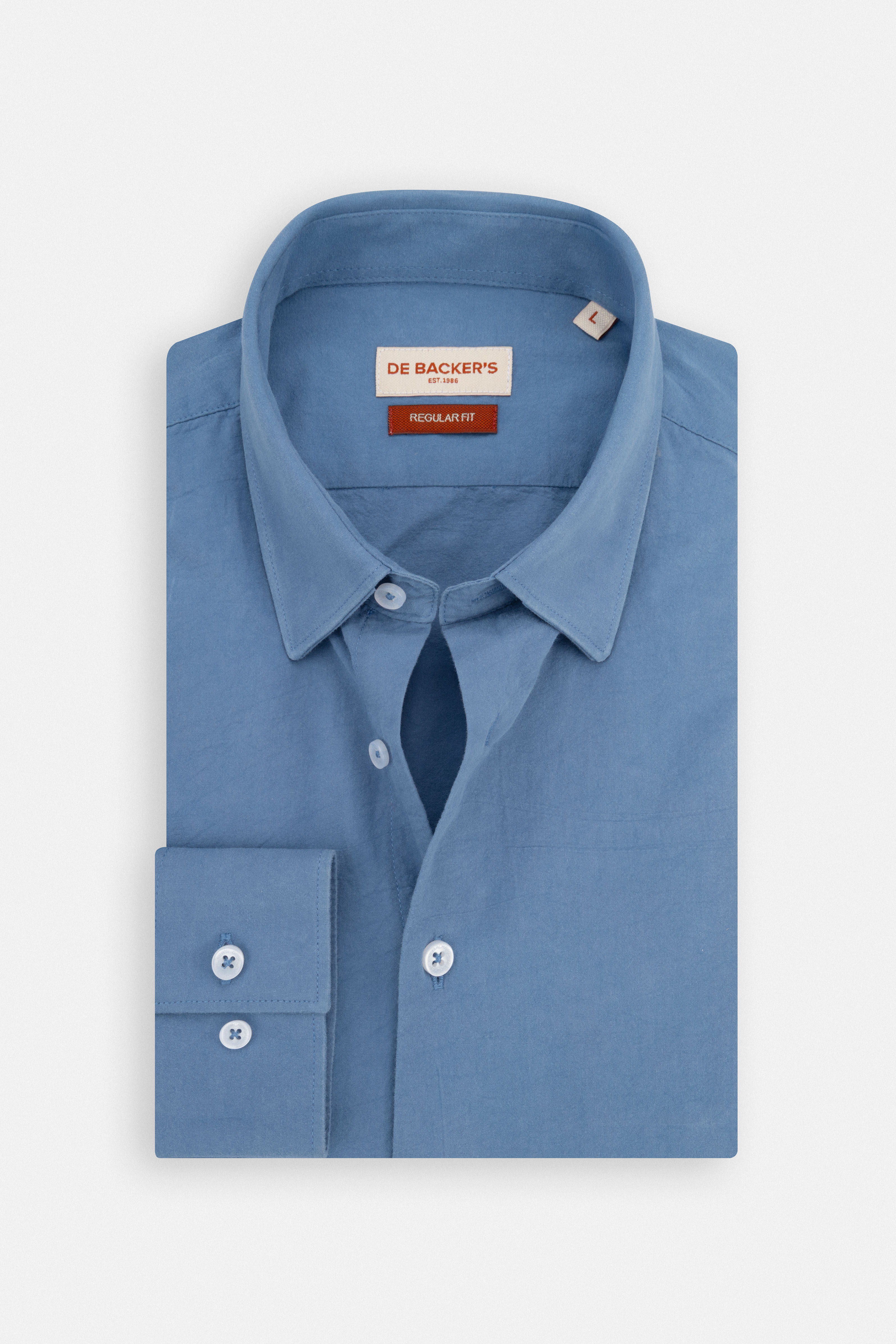 Petroleum Patterned Casual Shirt