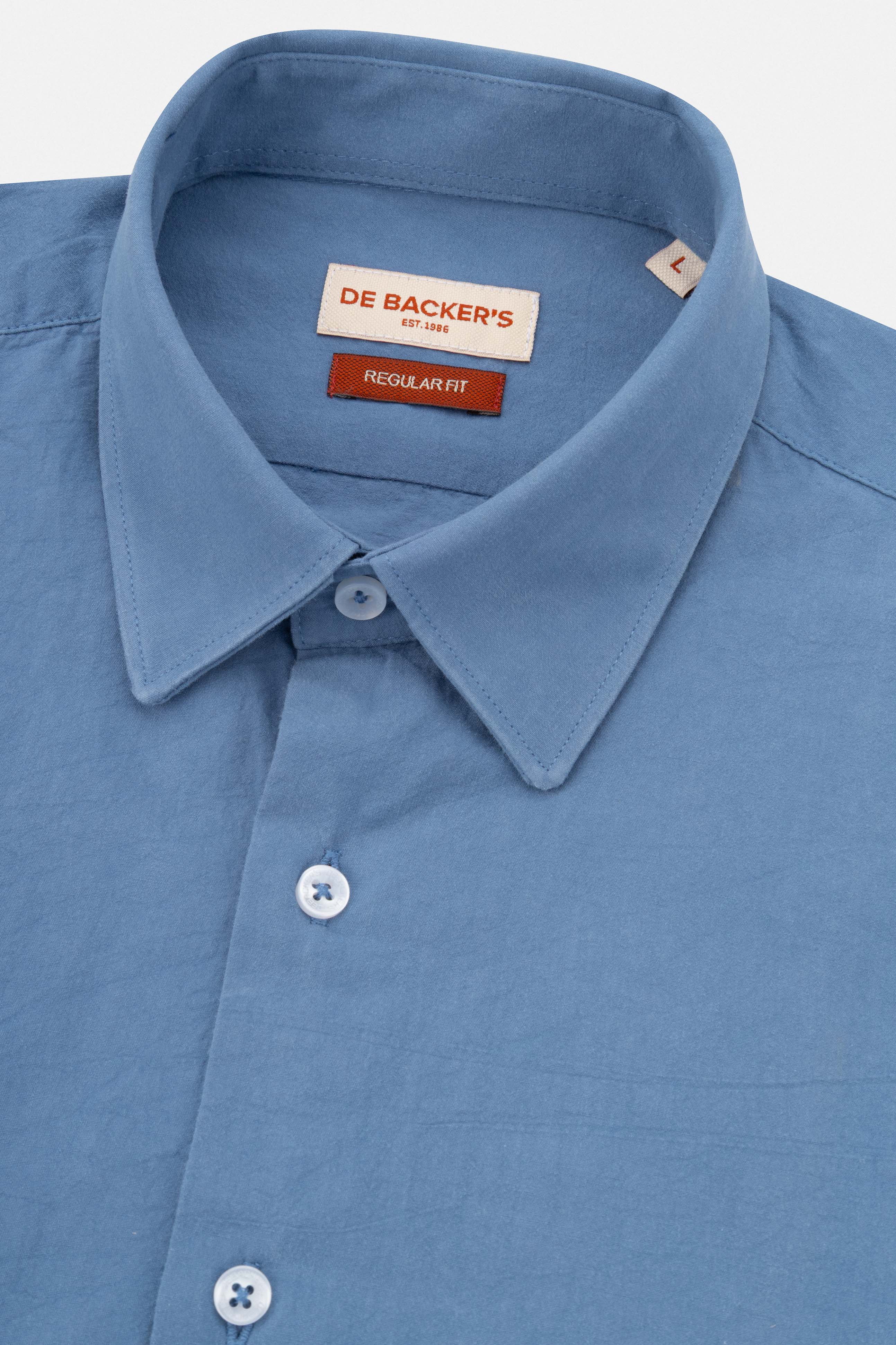 Petroleum Patterned Casual Shirt