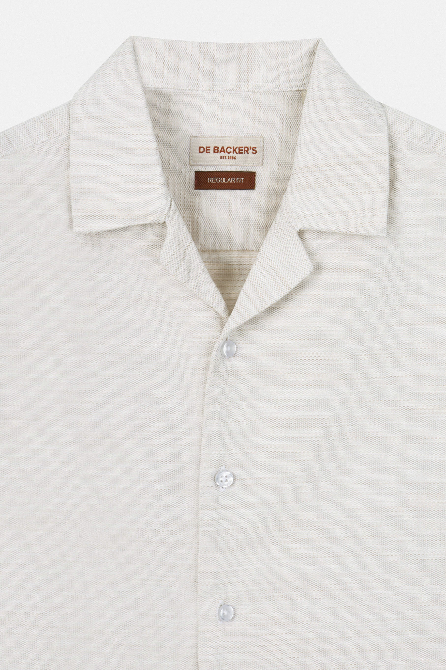 Light Beige Short Sleeves Shirt