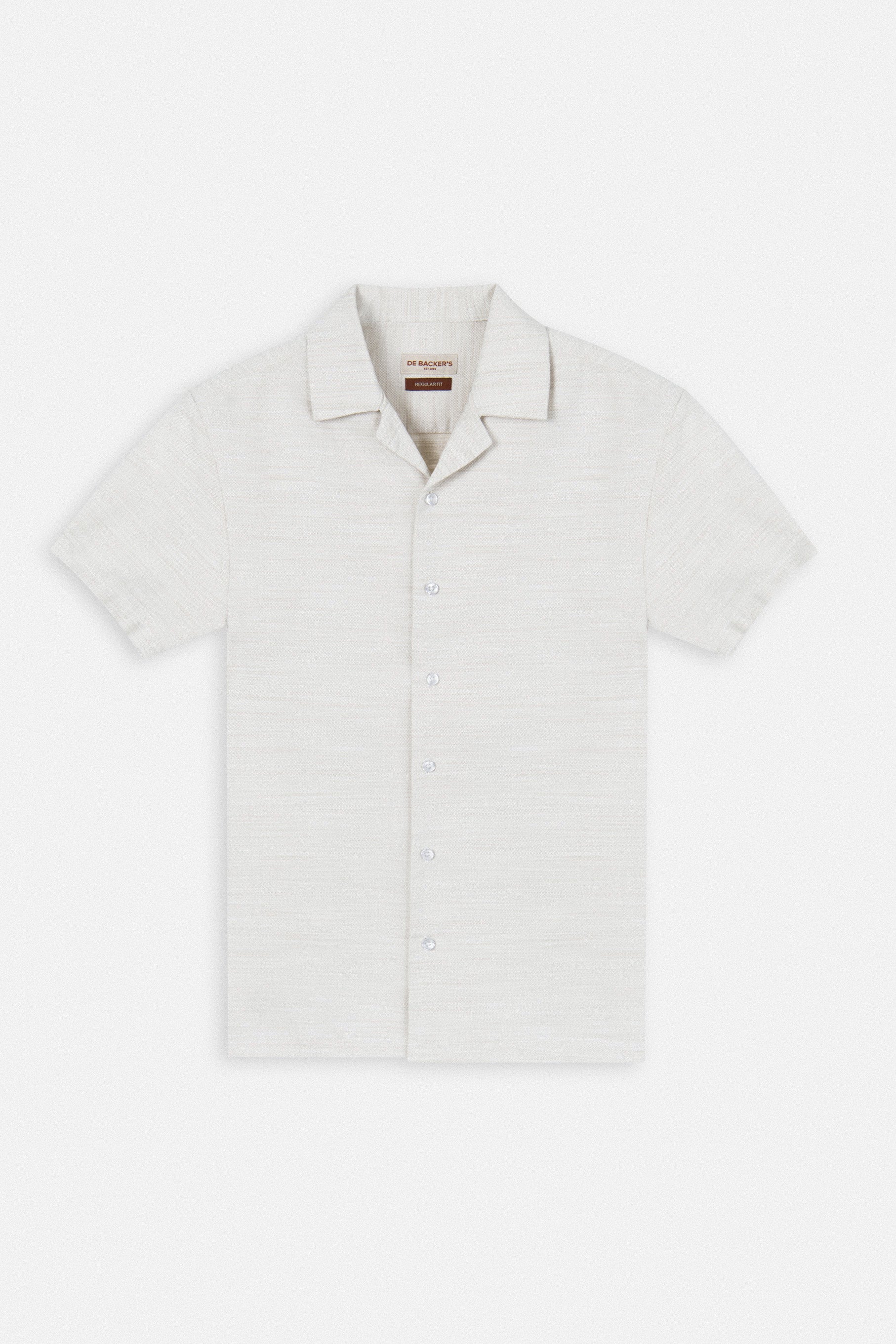 Light Beige Short Sleeves Shirt