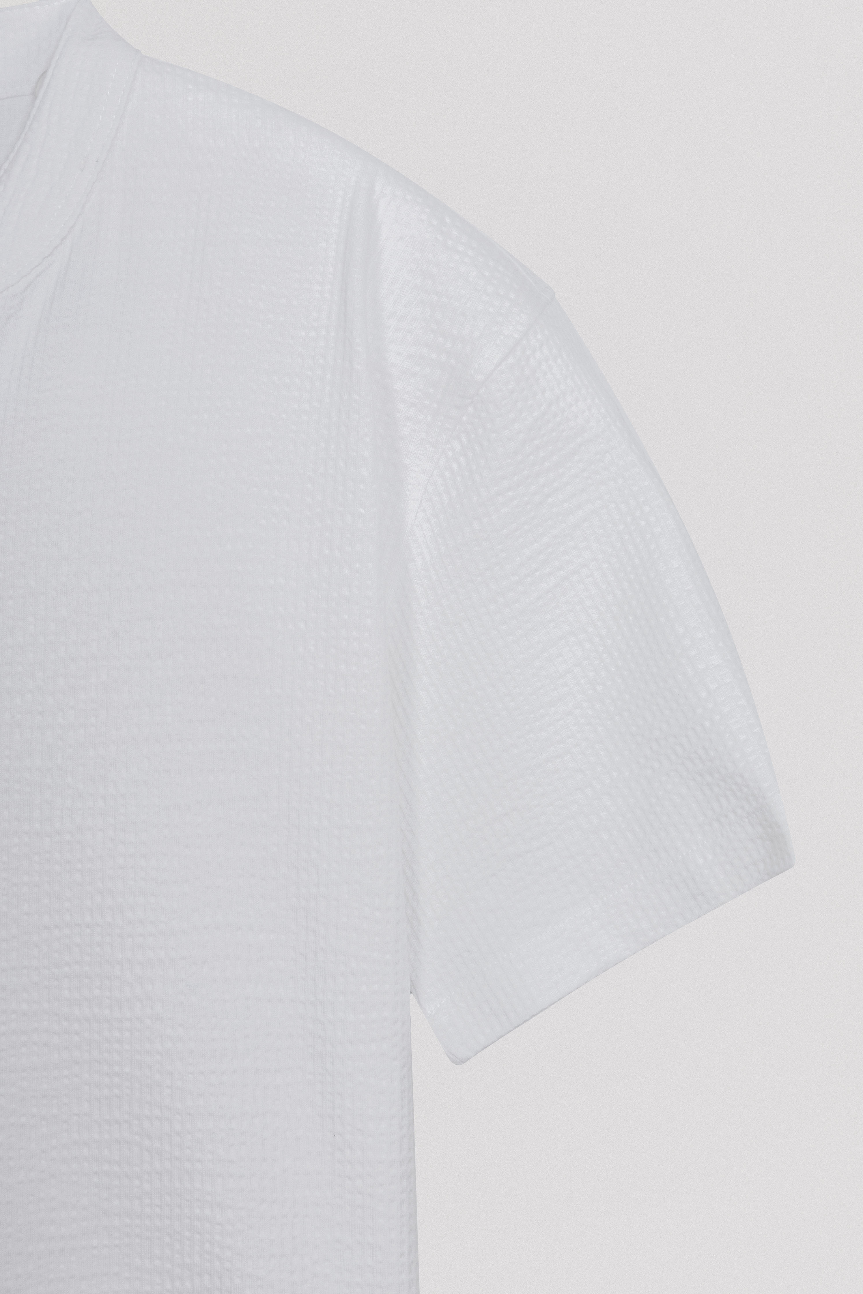 Jacquard White Men's Set