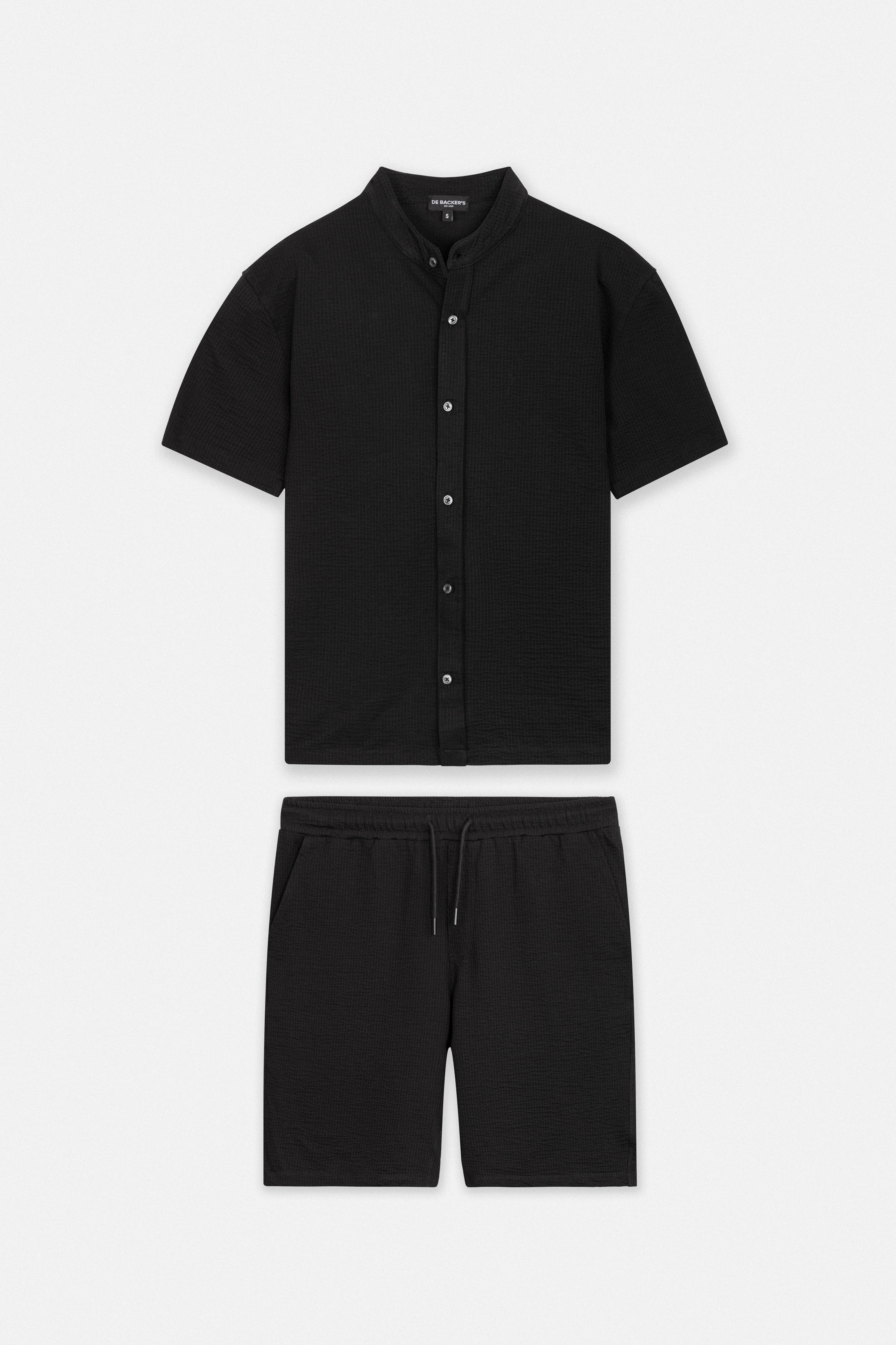 Jacquard Black Men's Set