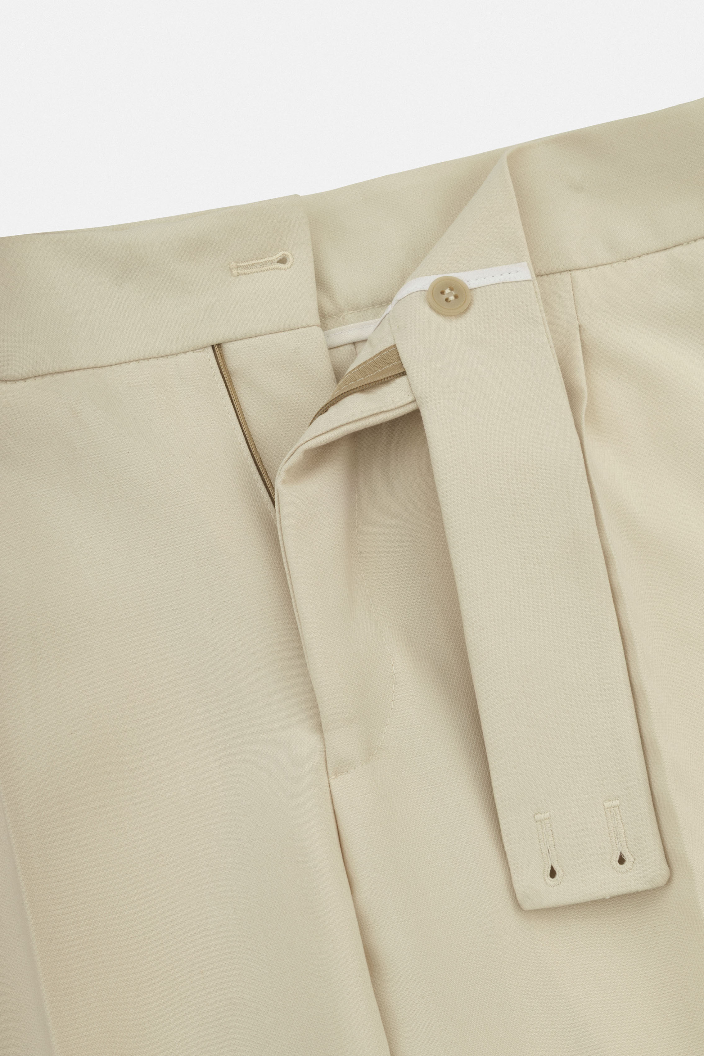 Striped Double Breasted Brown Suit
