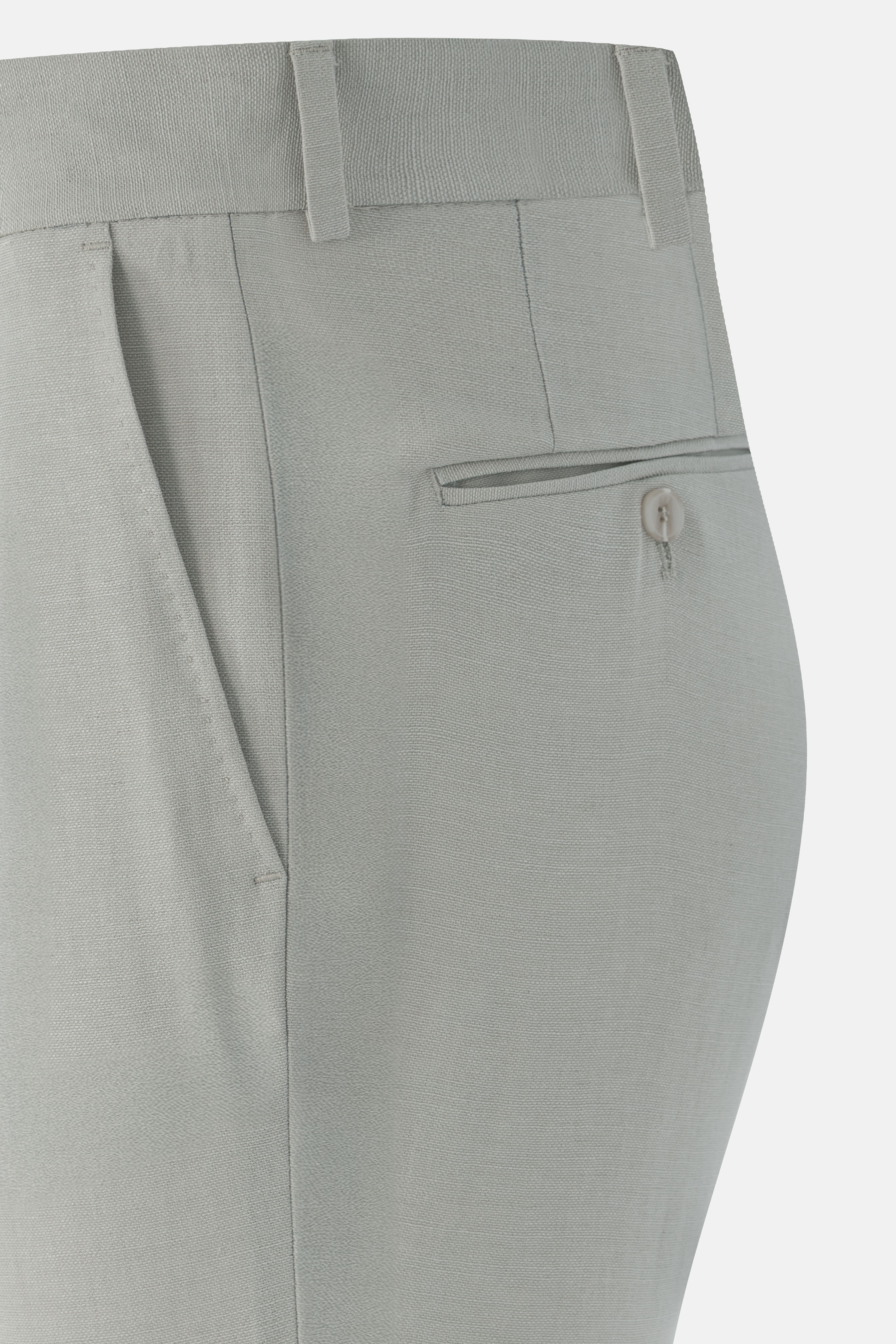 Light Beige Linen Blend Smart Casual pants