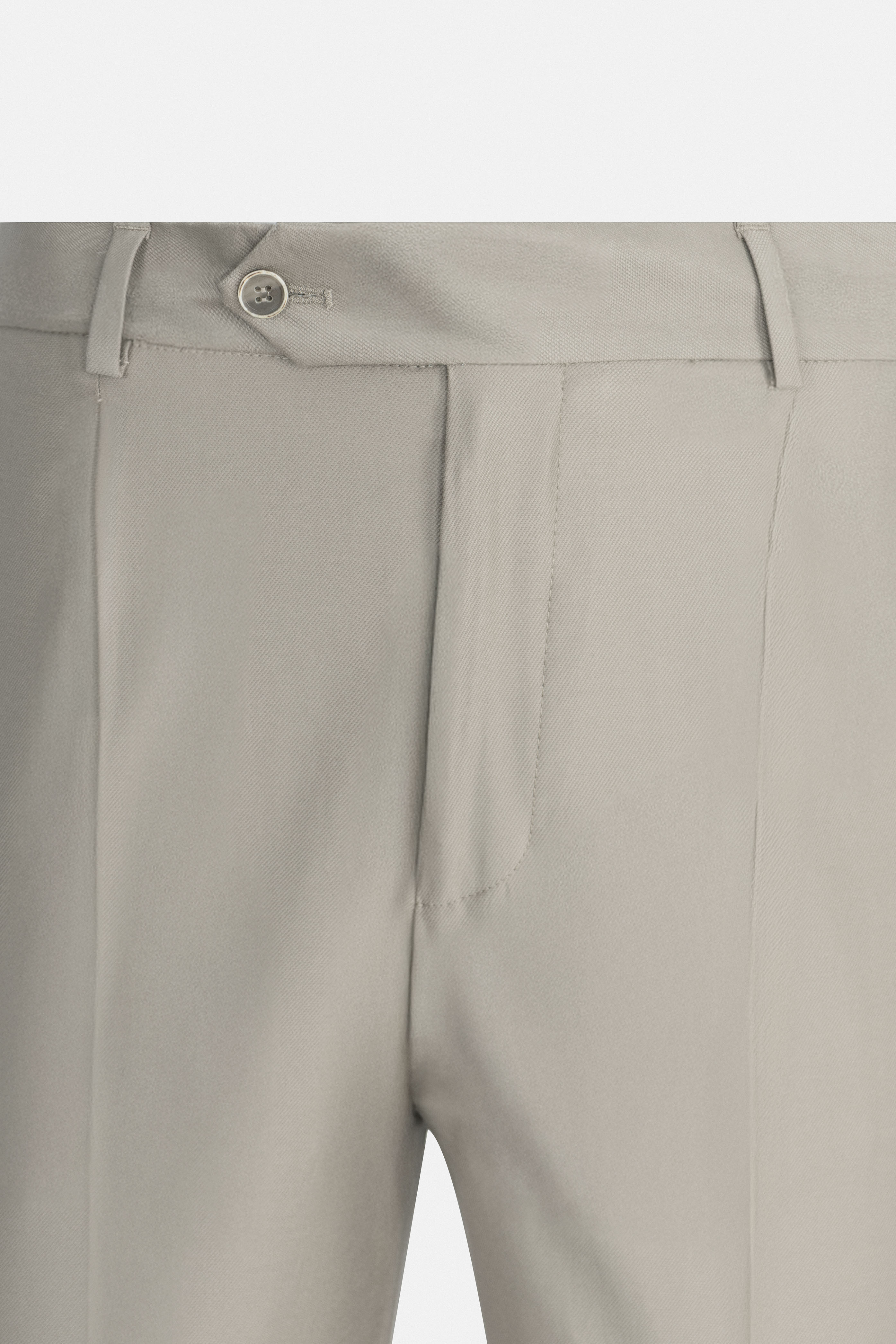 Beige Smart Casual pants