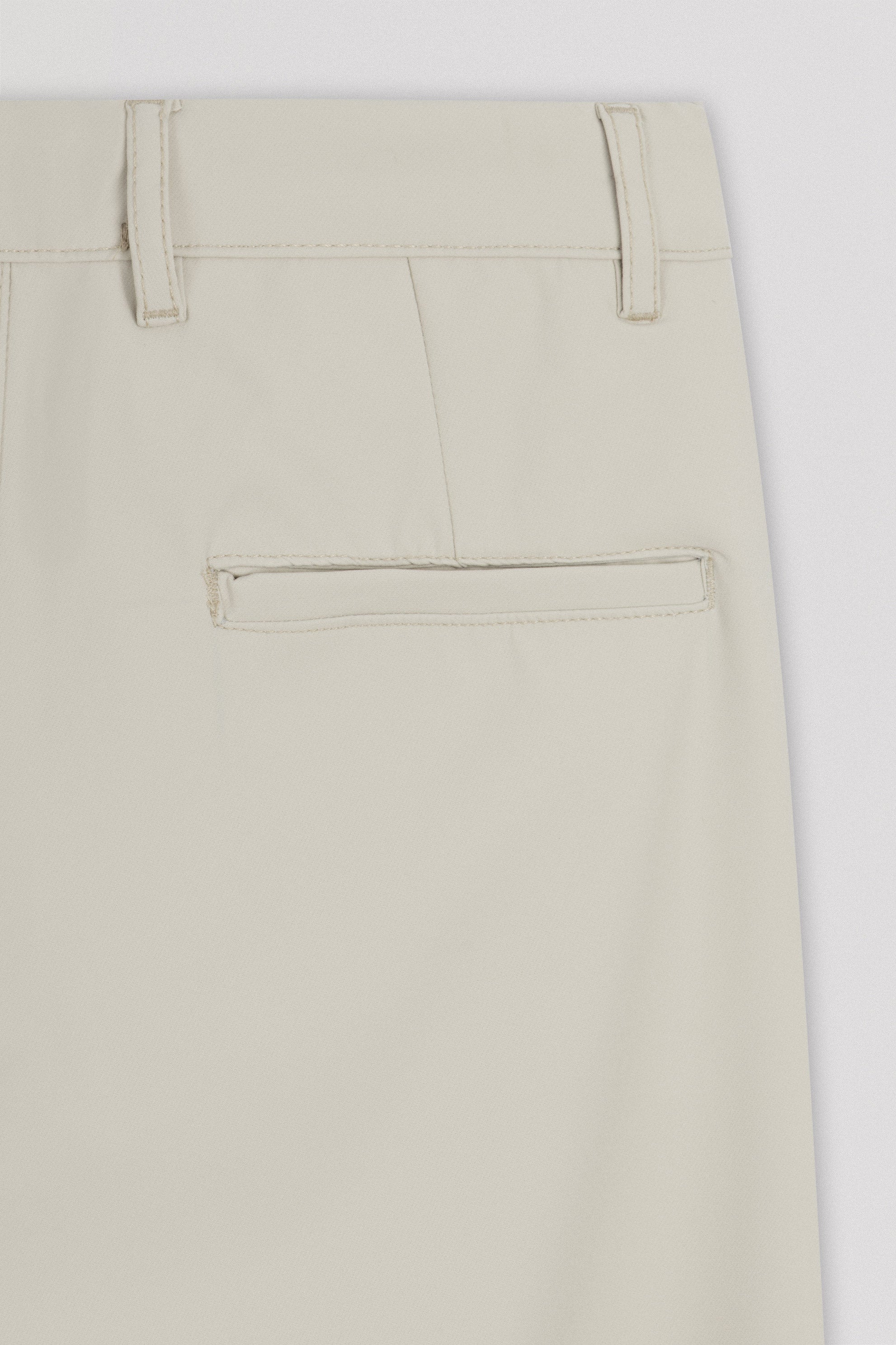 Laced-Up Light Beige Casual pants