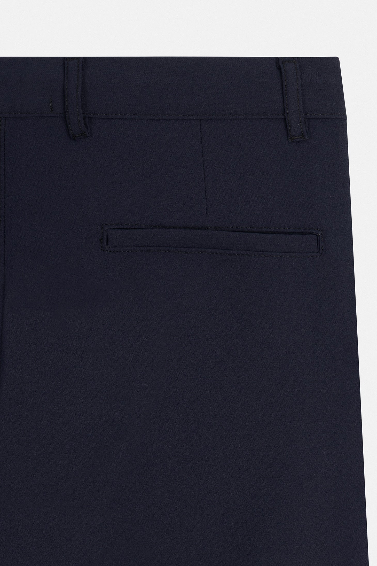 Laced-Up Navy Casual pants