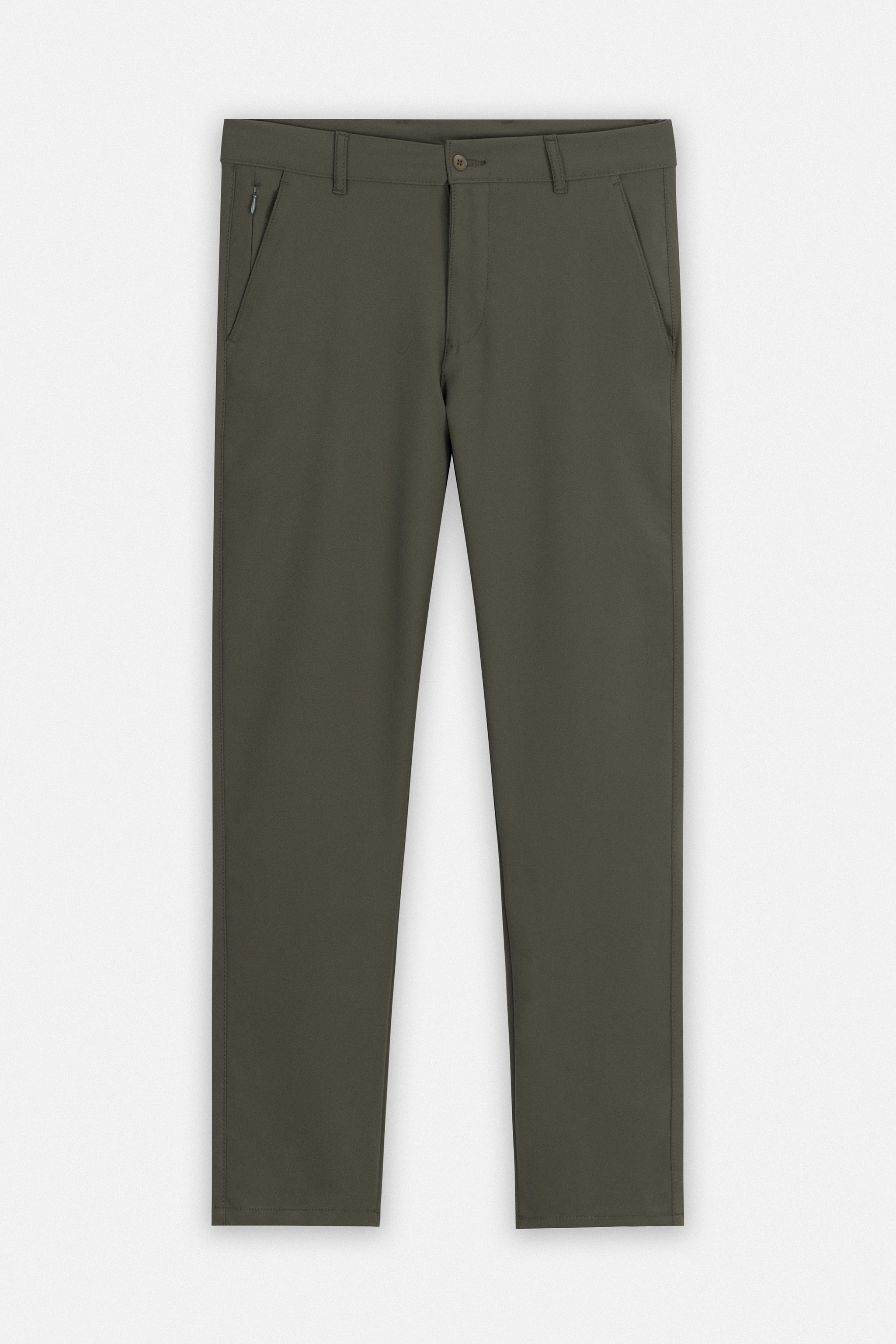 Laced-Up Light Brown Casual pants