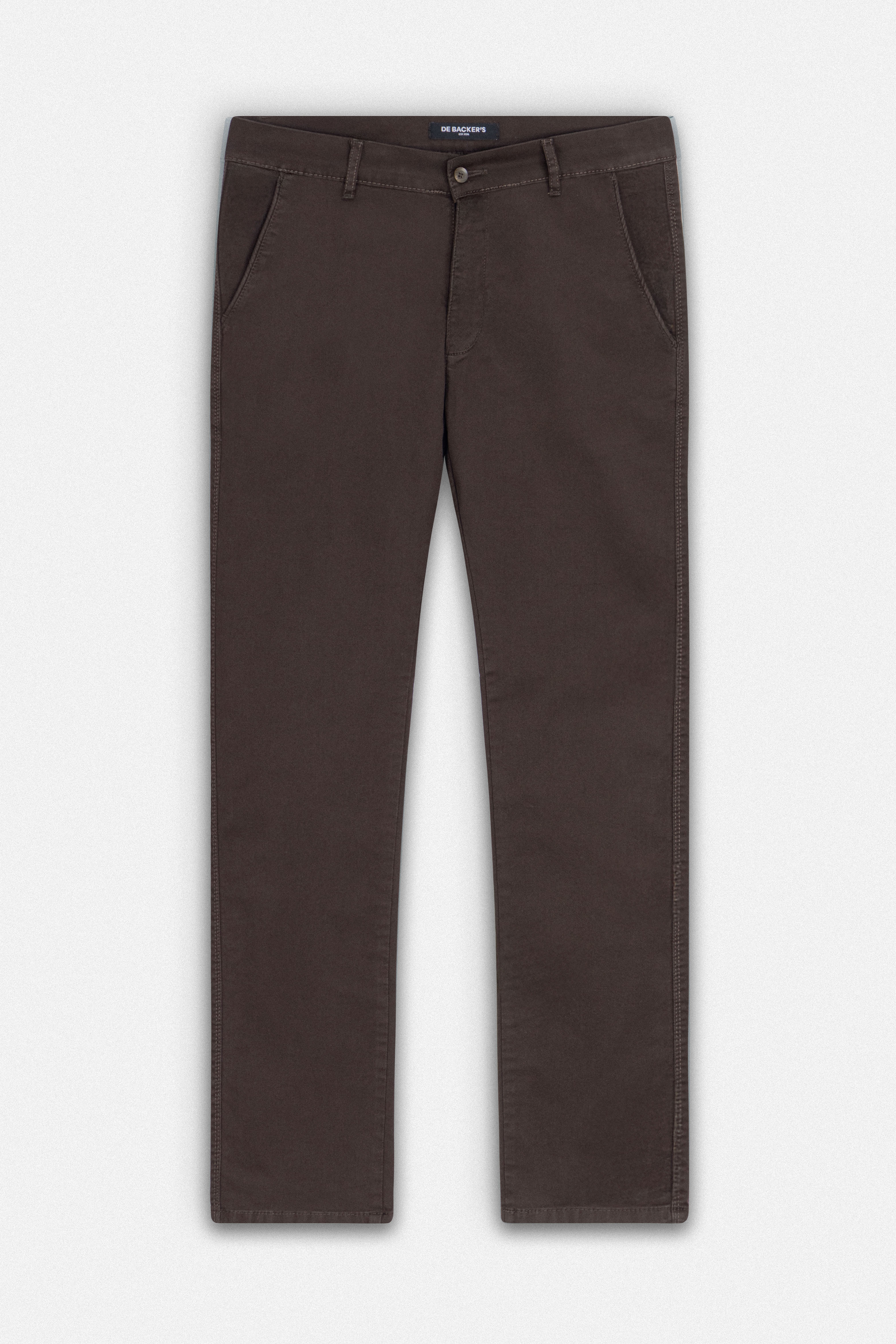 Brown Gabardine Pant