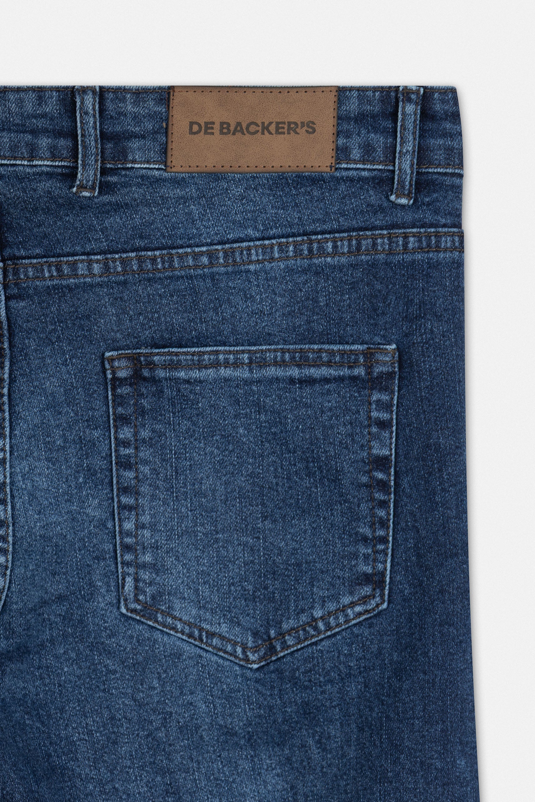 Deep Indigo Blue Wash Jeans