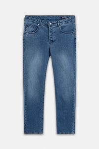 Light-Wash Blue Jeans