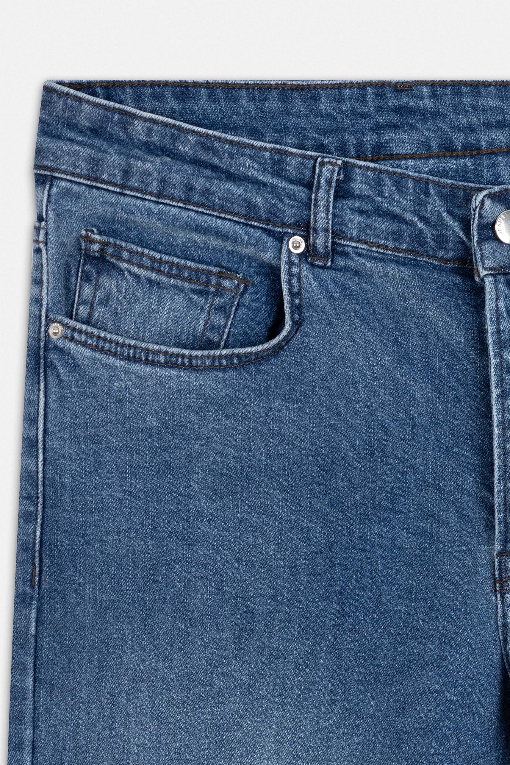 Light-Wash Blue Jeans